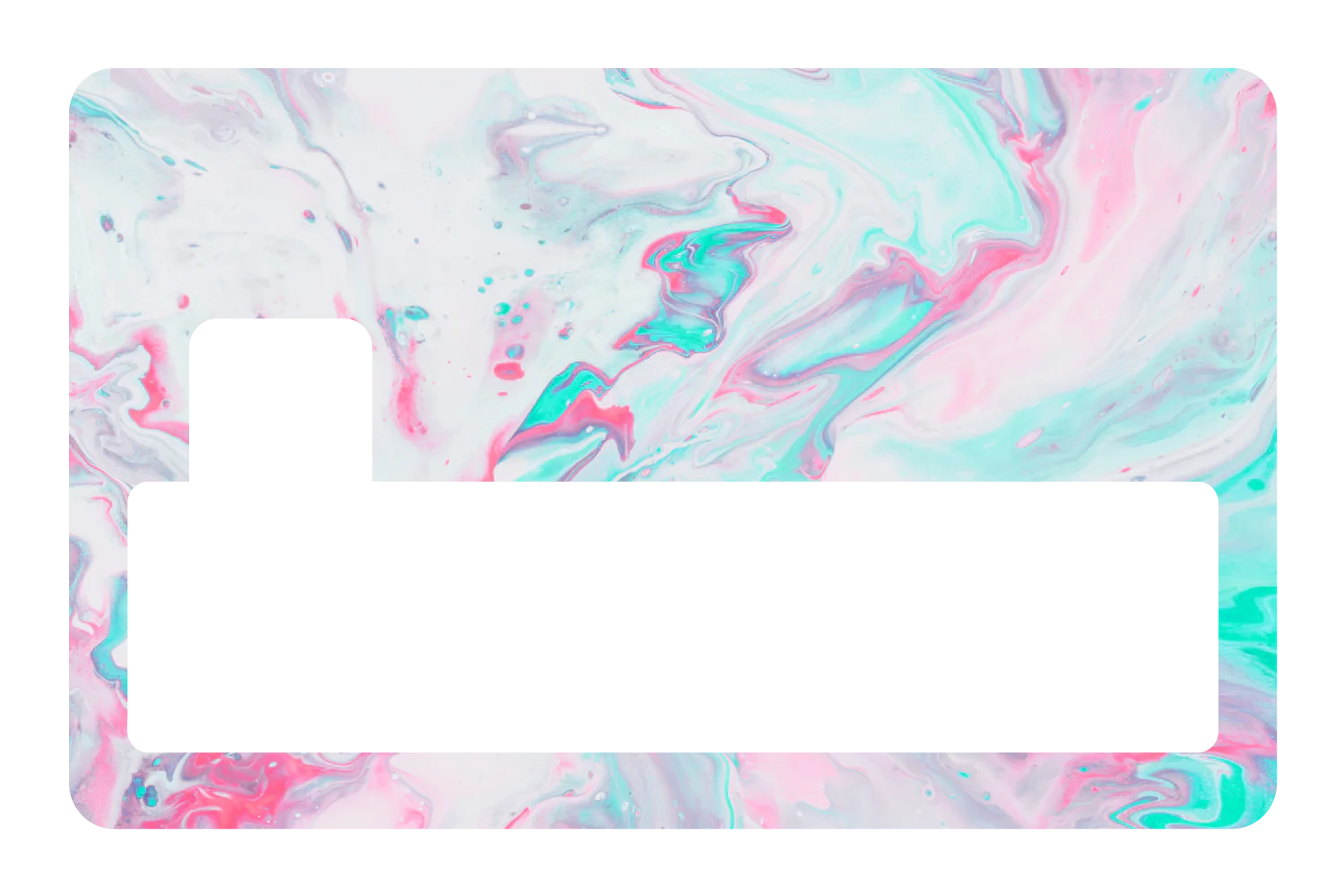 Abstract Paint Pink and Blue - Image 4