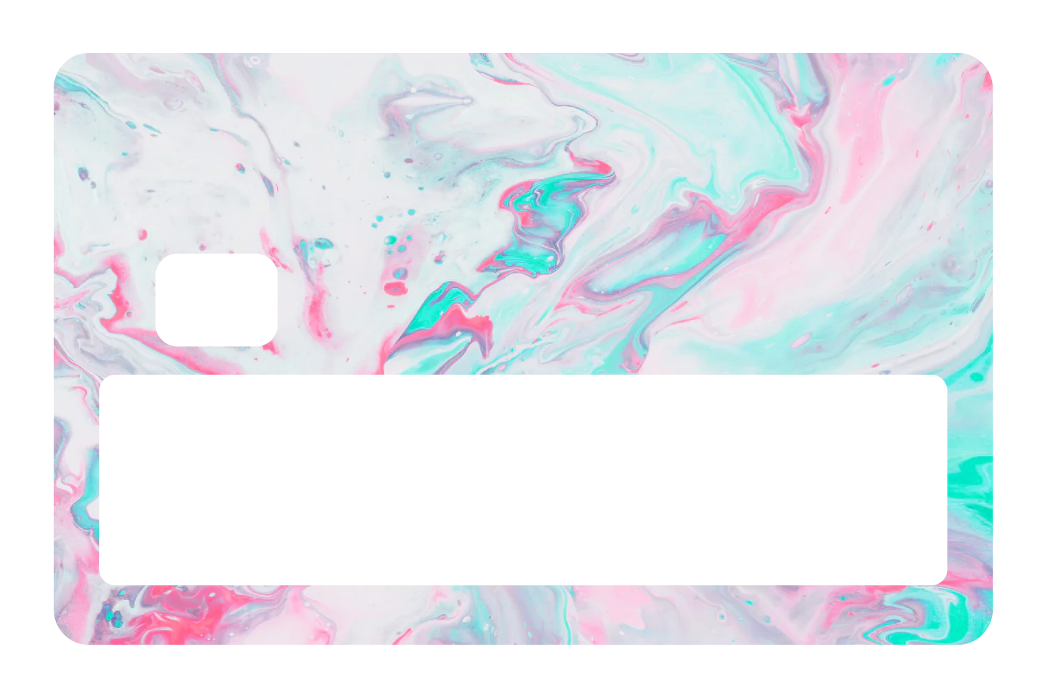 Abstract Paint Pink and Blue - Image 5