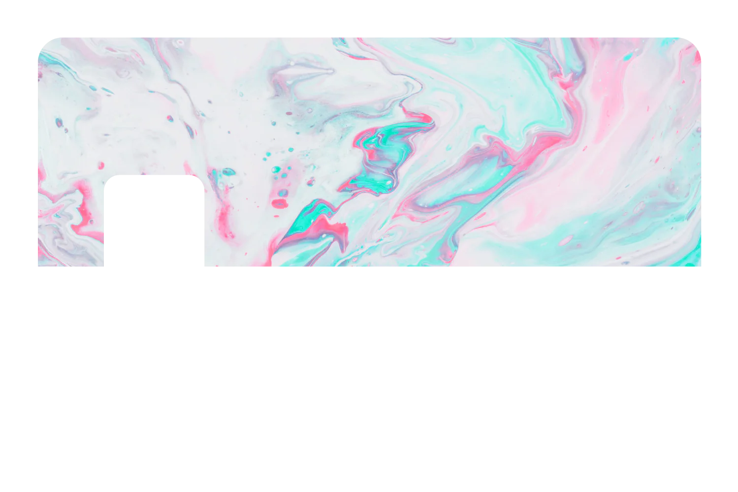 Abstract Paint Pink and Blue - Image 7