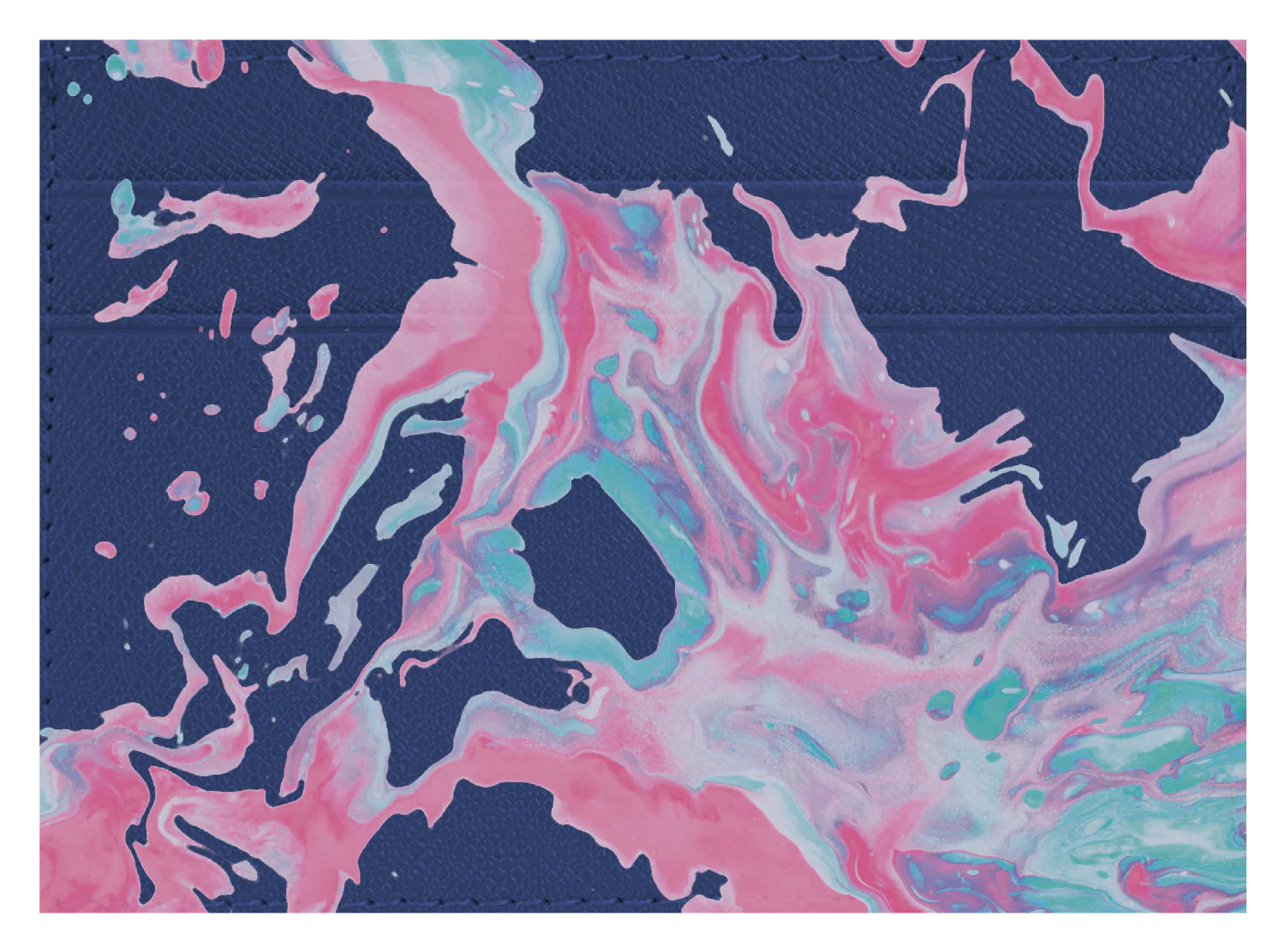 Abstract Paint Pink and Blue - Image 2