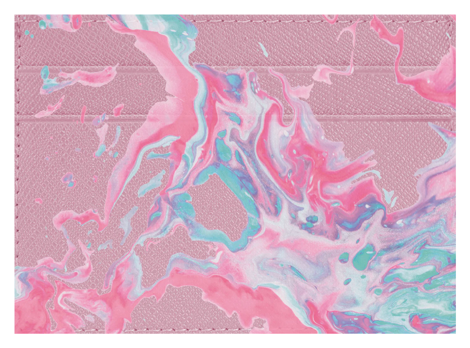 Abstract Paint Pink and Blue - Image 3