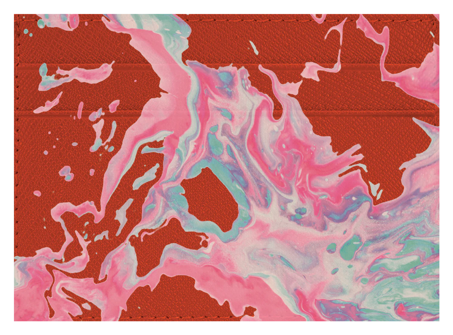 Abstract Paint Pink and Blue - Image 5