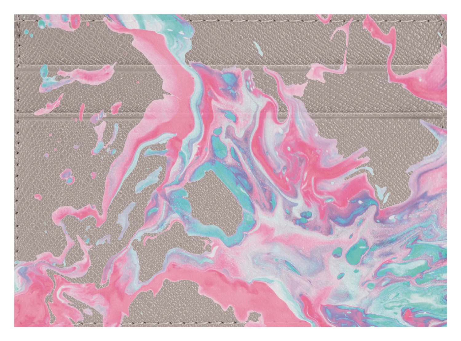 Abstract Paint Pink and Blue - Image 9
