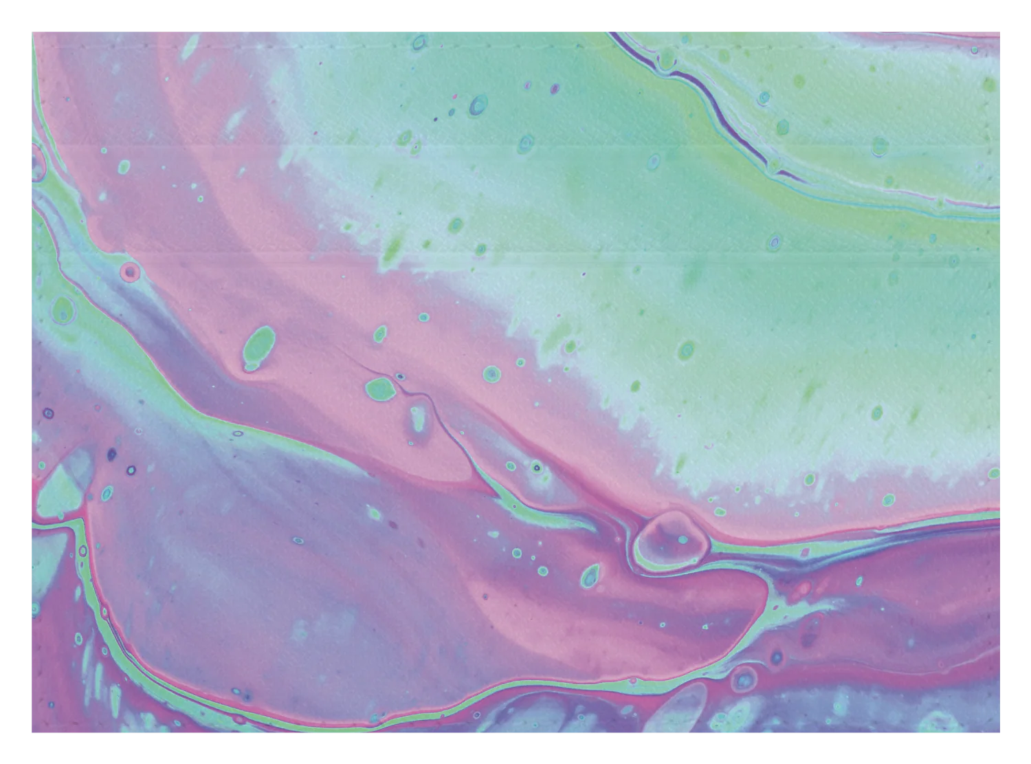 Abstract Paint Teal and Purple - Image 3