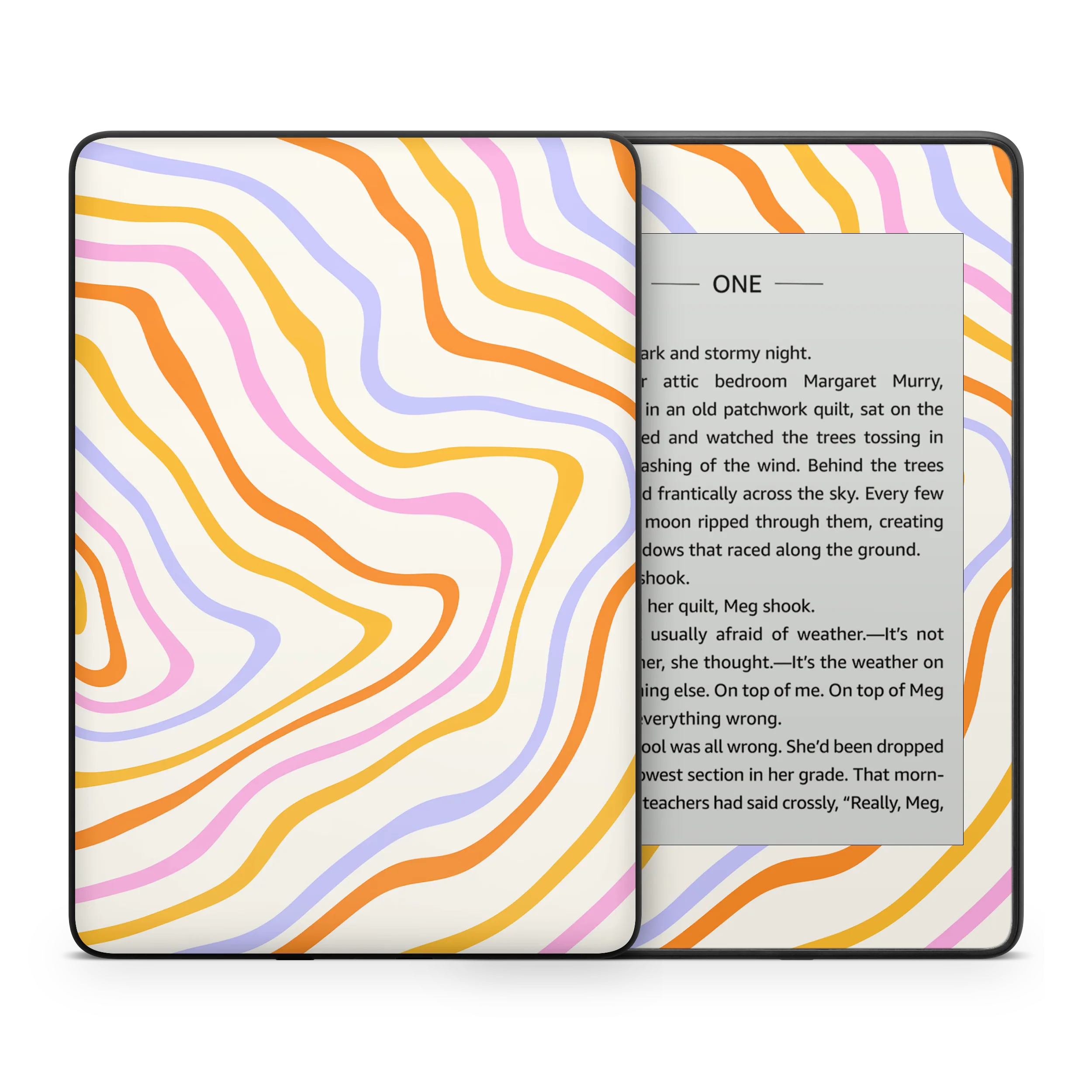 Abstract Rainbow Kindle Skin - Image 6