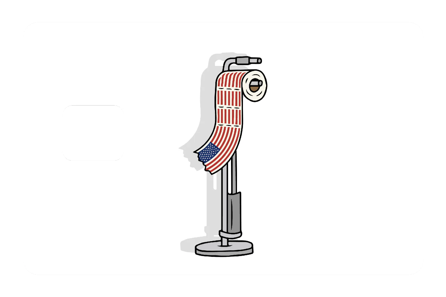 American Flag Toilet Paper - Image 2