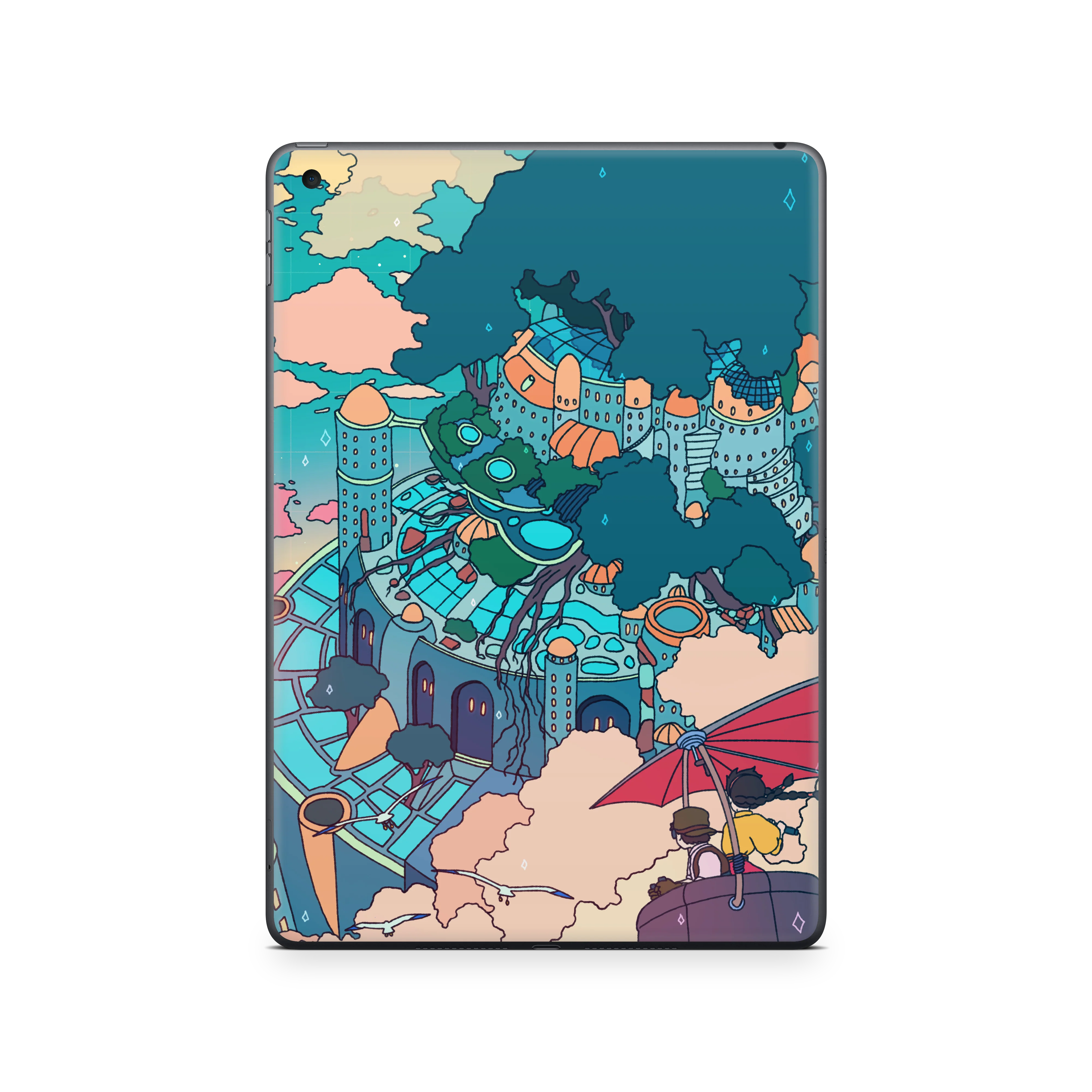 Apple iPad Castle in the Sky Skin