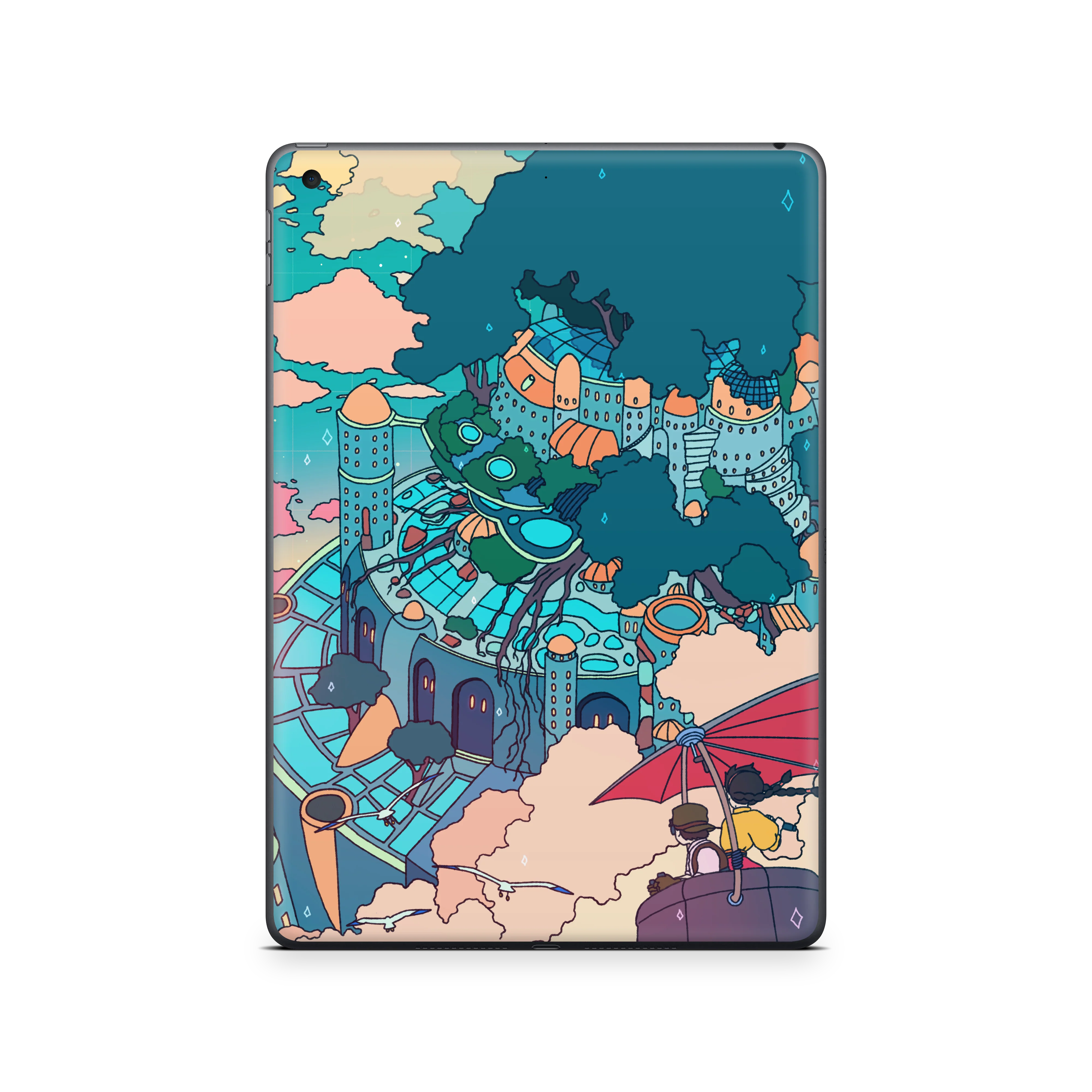 Apple iPad Castle in the Sky Skin - Image 2
