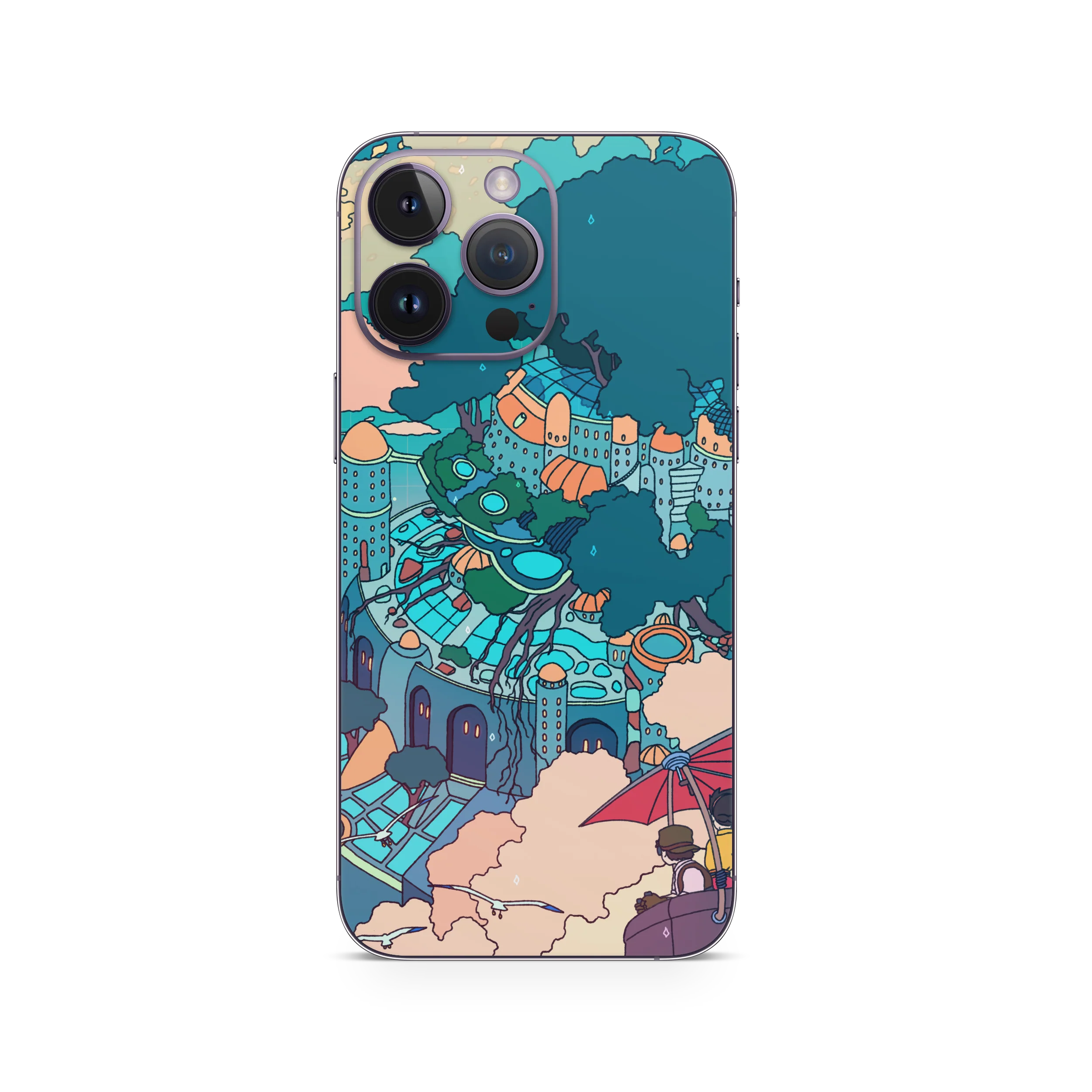 Apple iPhone Castle in the Sky Skin - Image 8