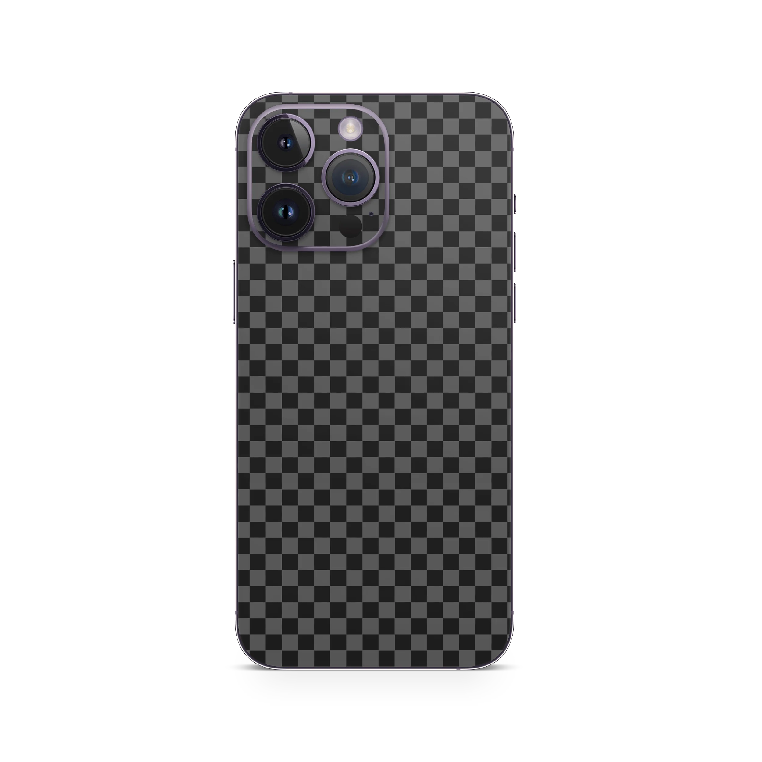 Apple iPhone Checkers black Skin