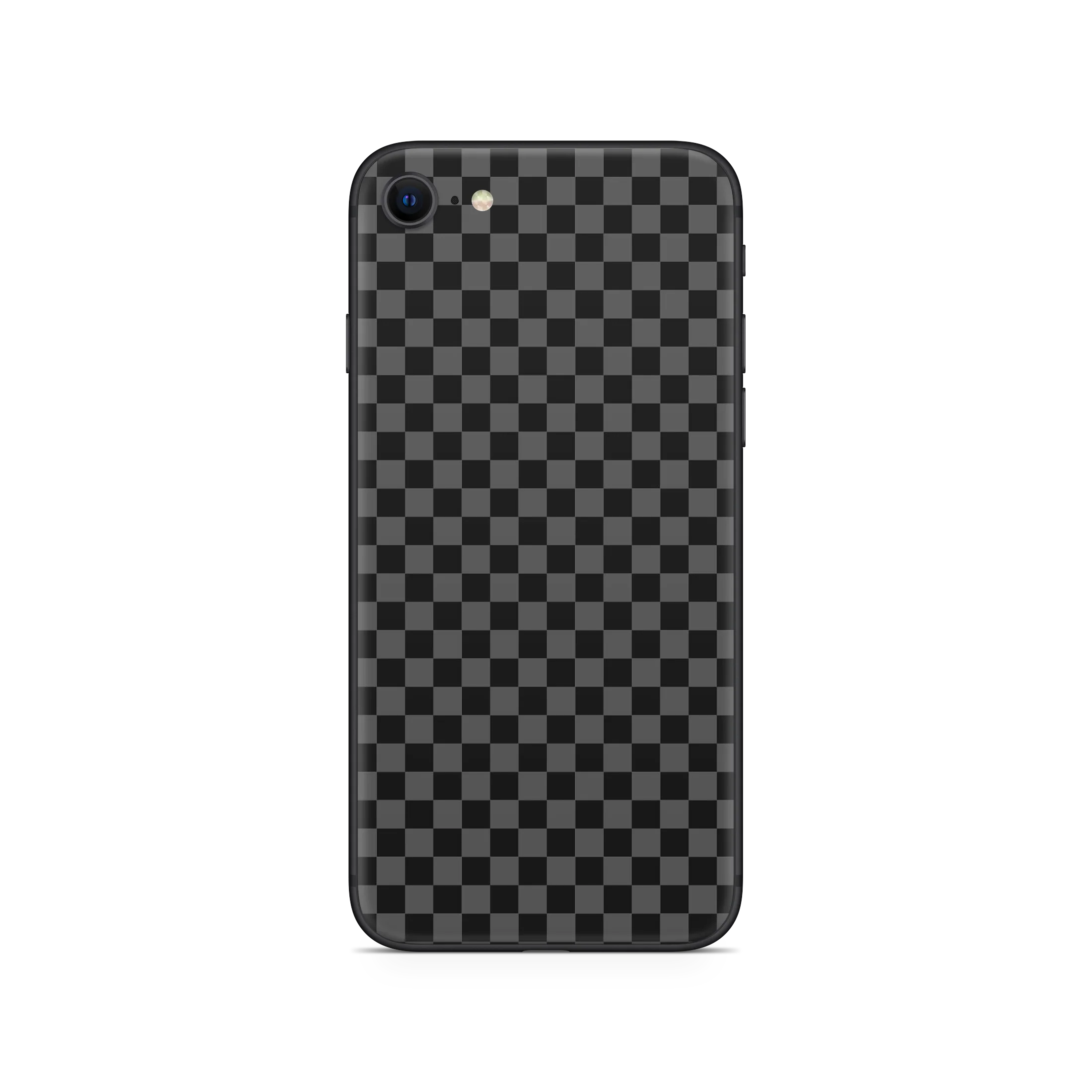 Apple iPhone Checkers black Skin - Image 2