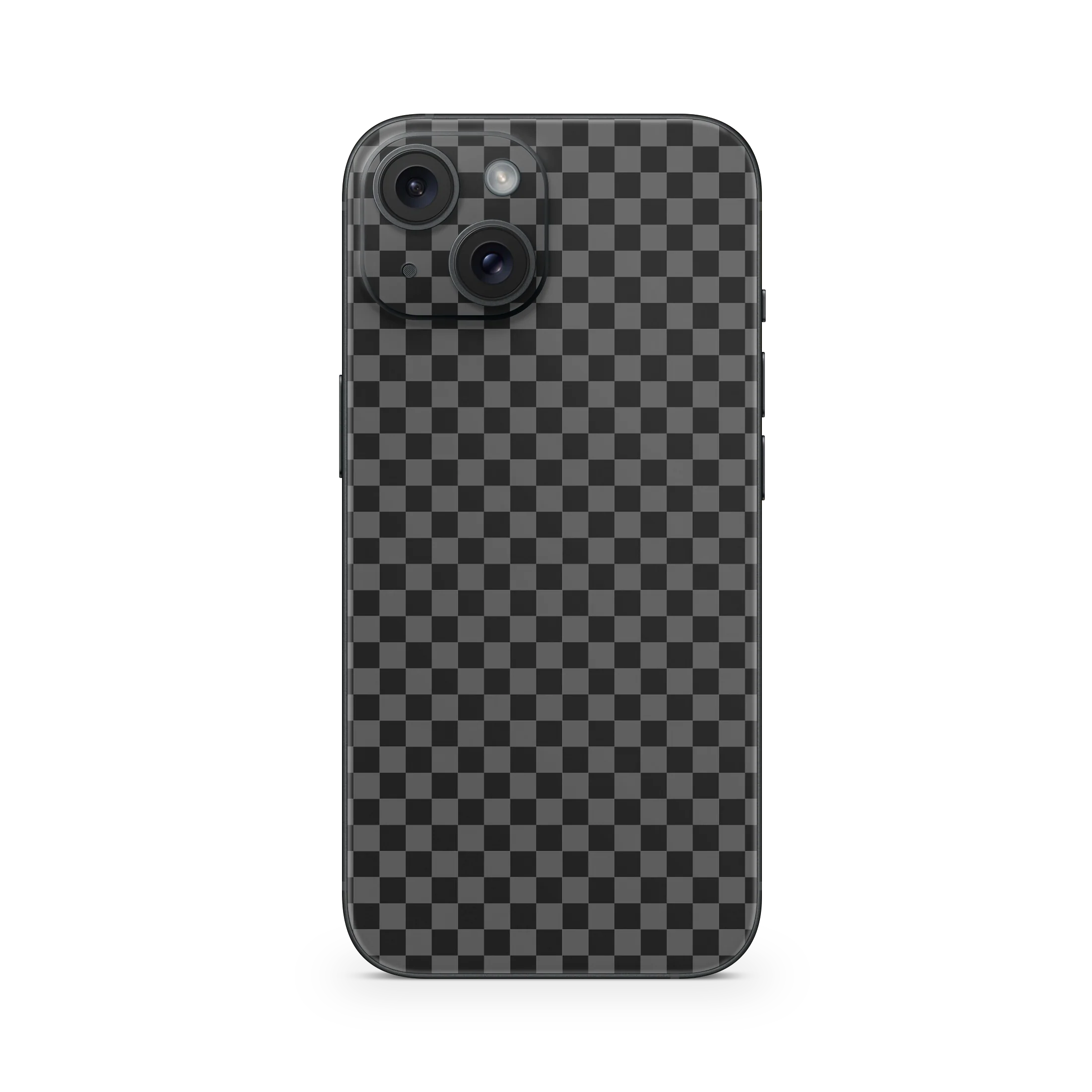Apple iPhone Checkers black Skin - Image 6