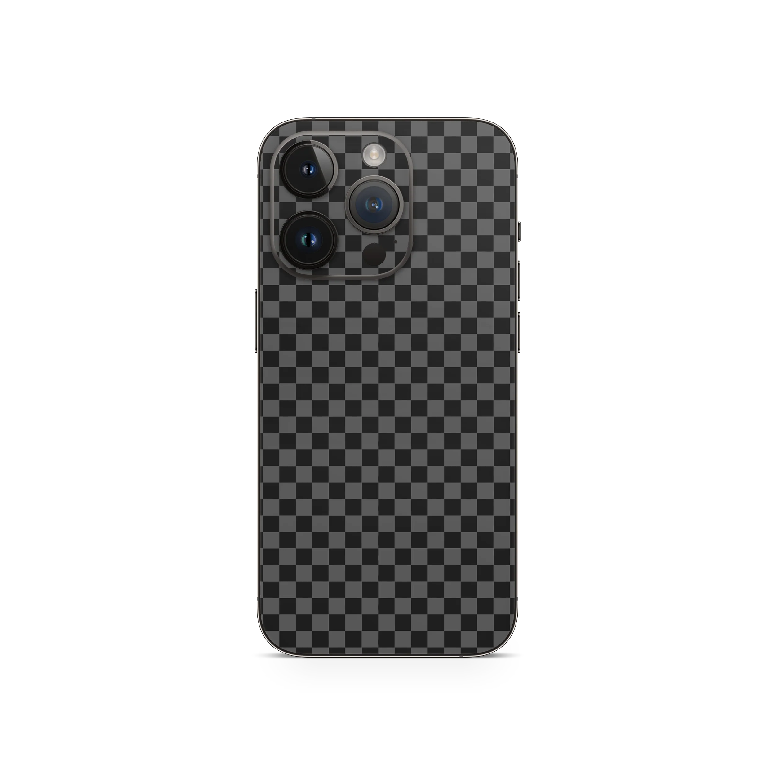 Apple iPhone Checkers black Skin - Image 8