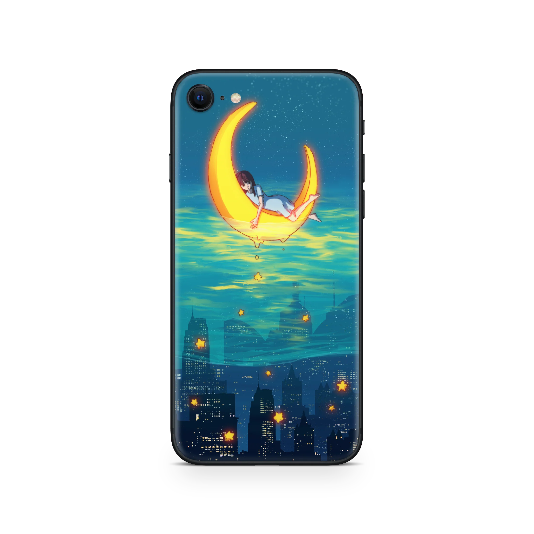 Apple iPhone Girl on the Moon Skin - Image 7