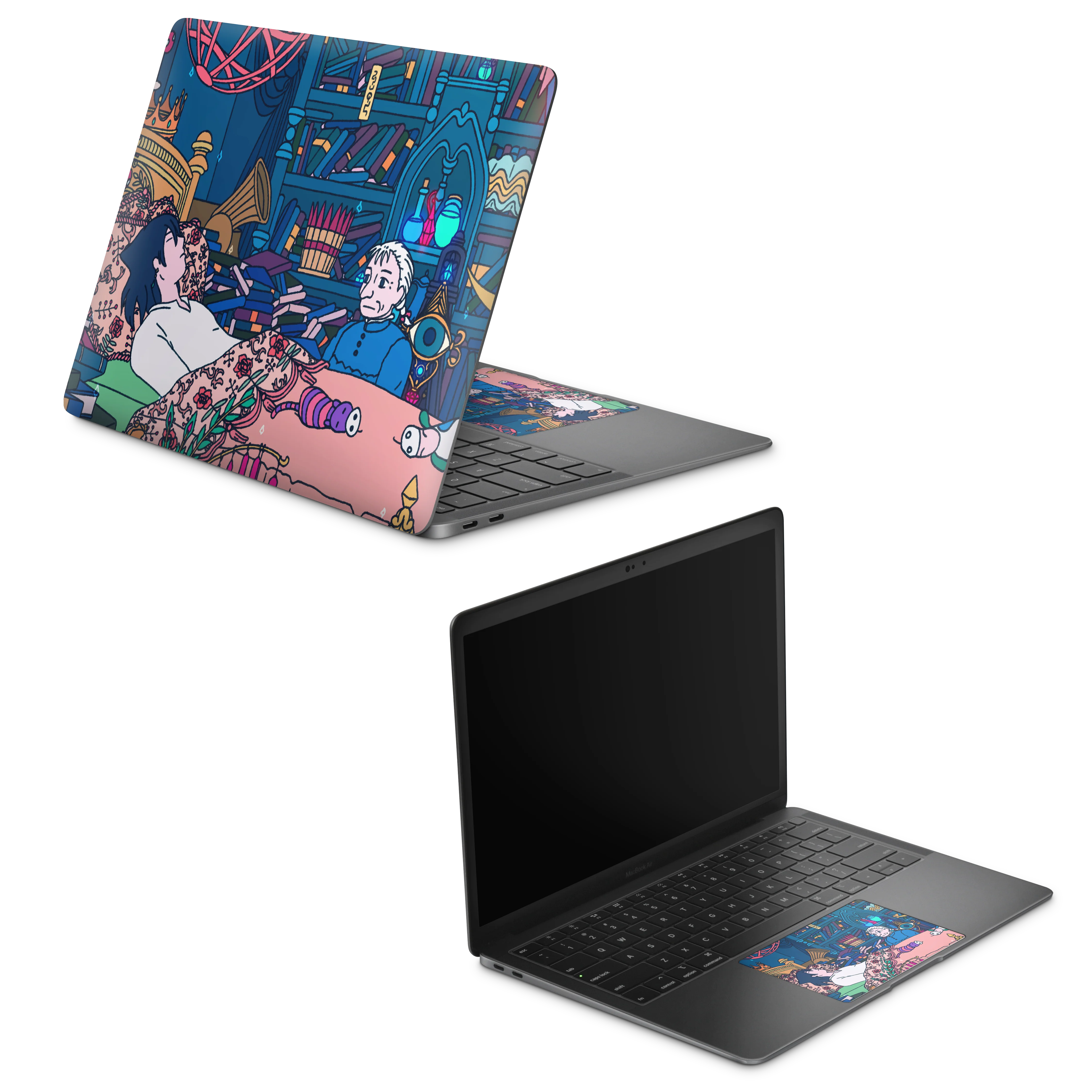 Apple MacBook Howl's Room Skin - Image 2