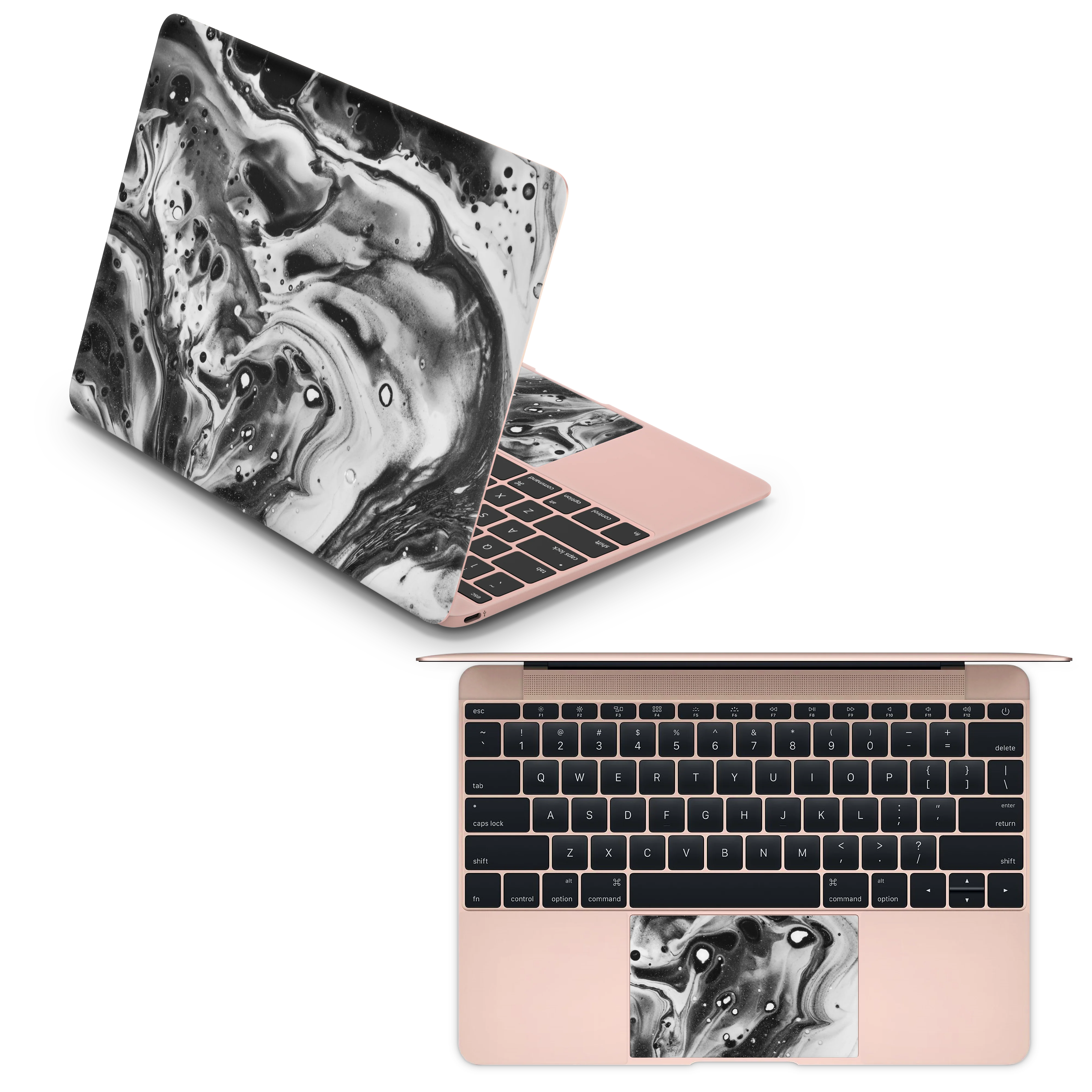 Apple MacBook Skin Dark Drip - Image 10