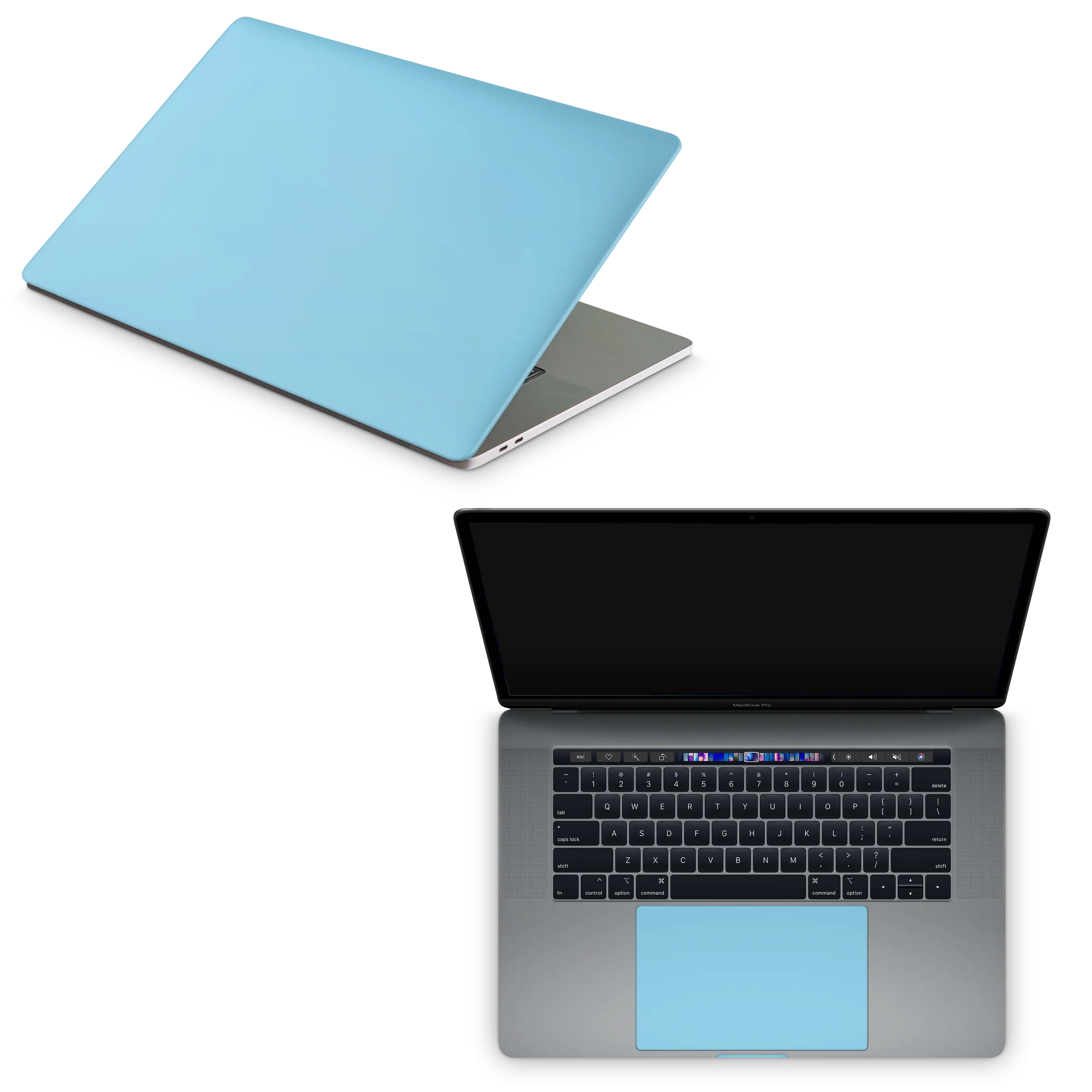 Apple MacBook Skin Sky Blue - Image 4
