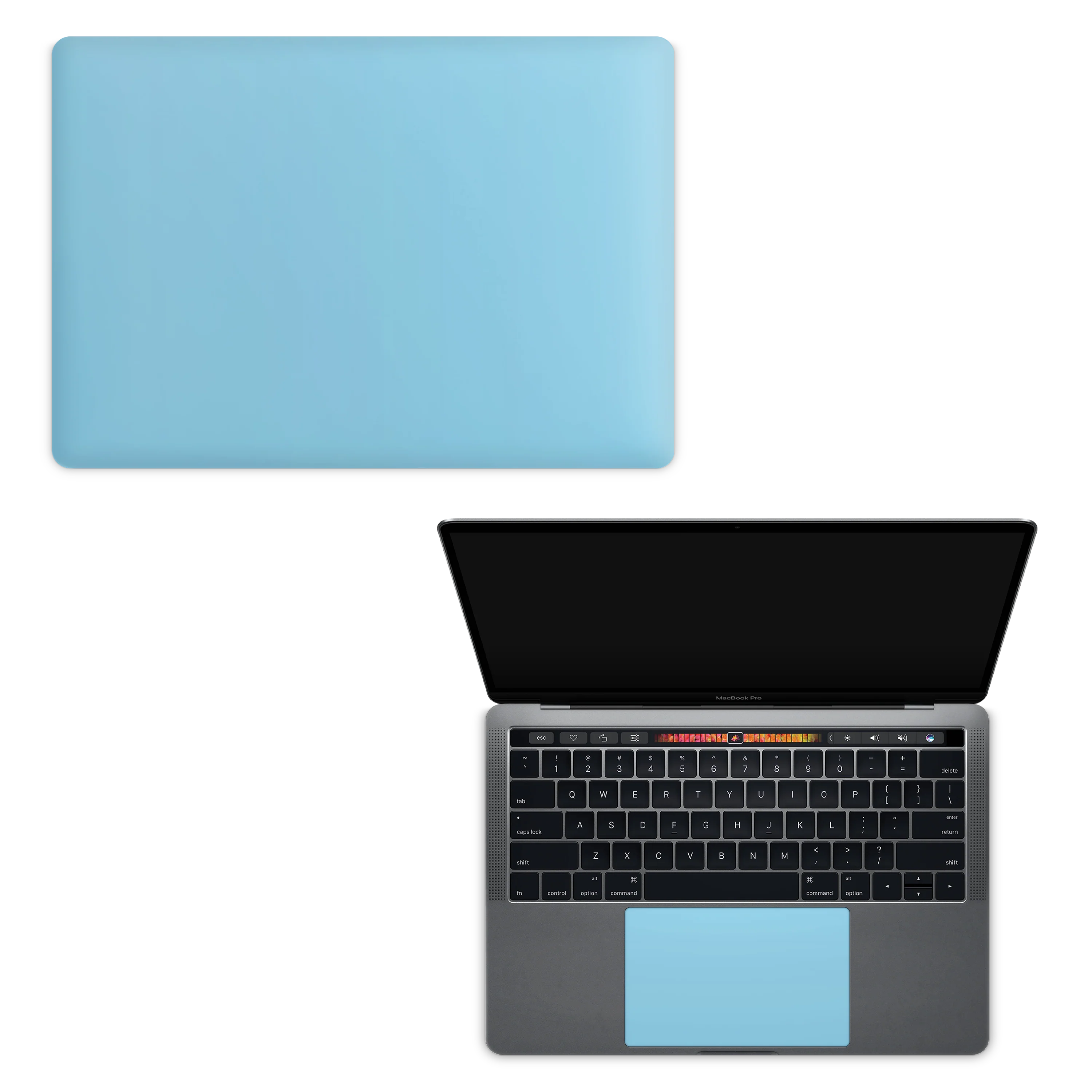 Apple MacBook Skin Sky Blue - Image 7