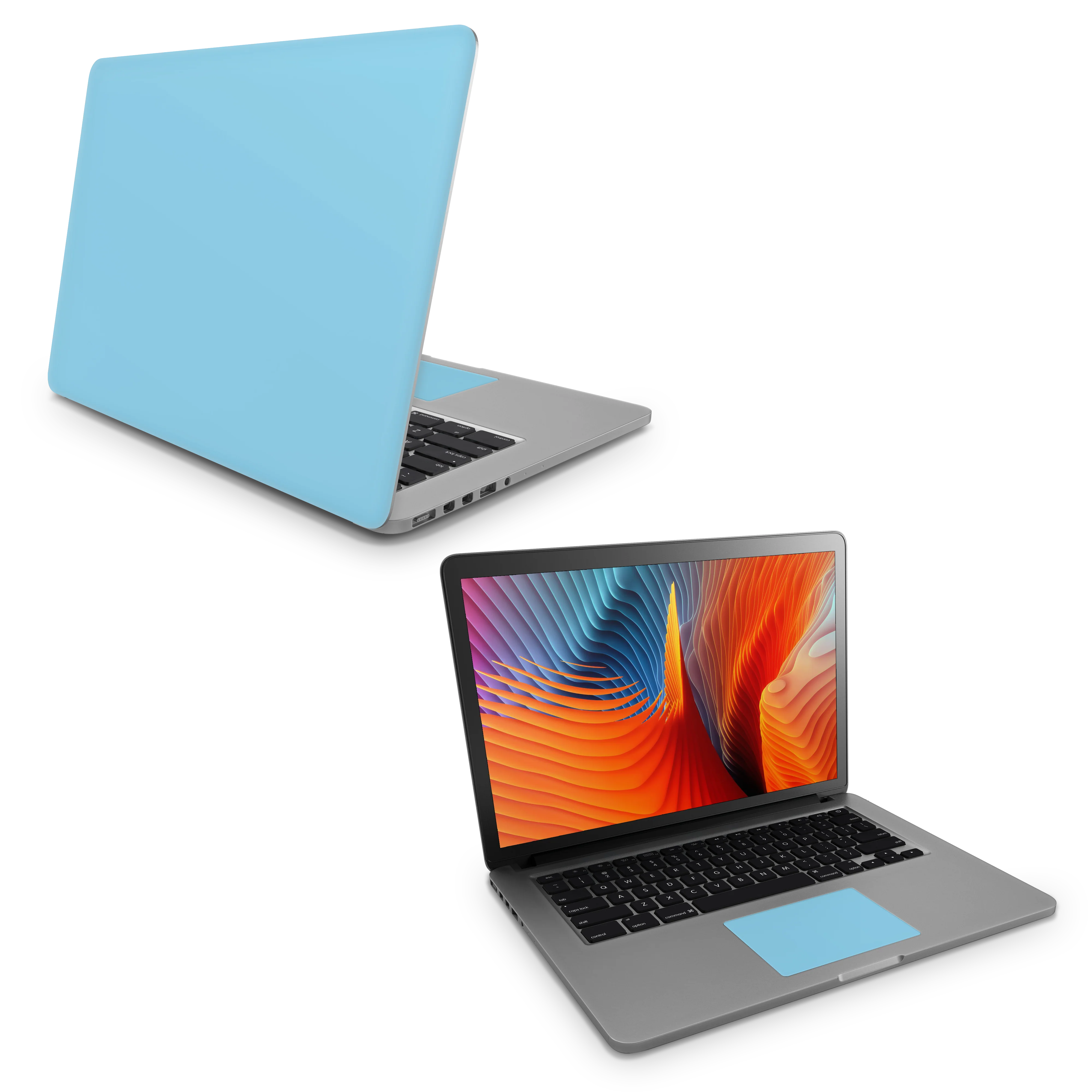 Apple MacBook Skin Sky Blue - Image 8