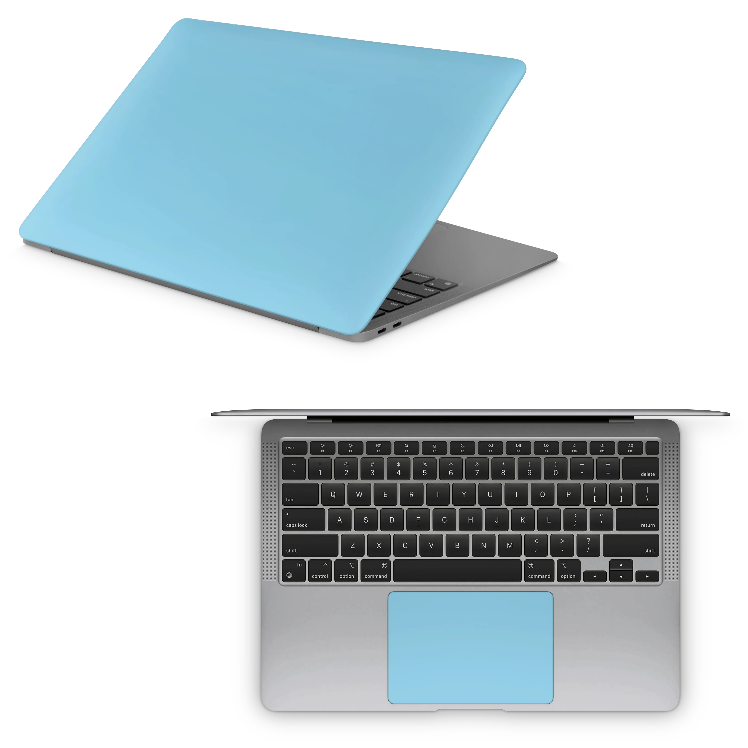 Apple MacBook Skin Sky Blue - Image 9