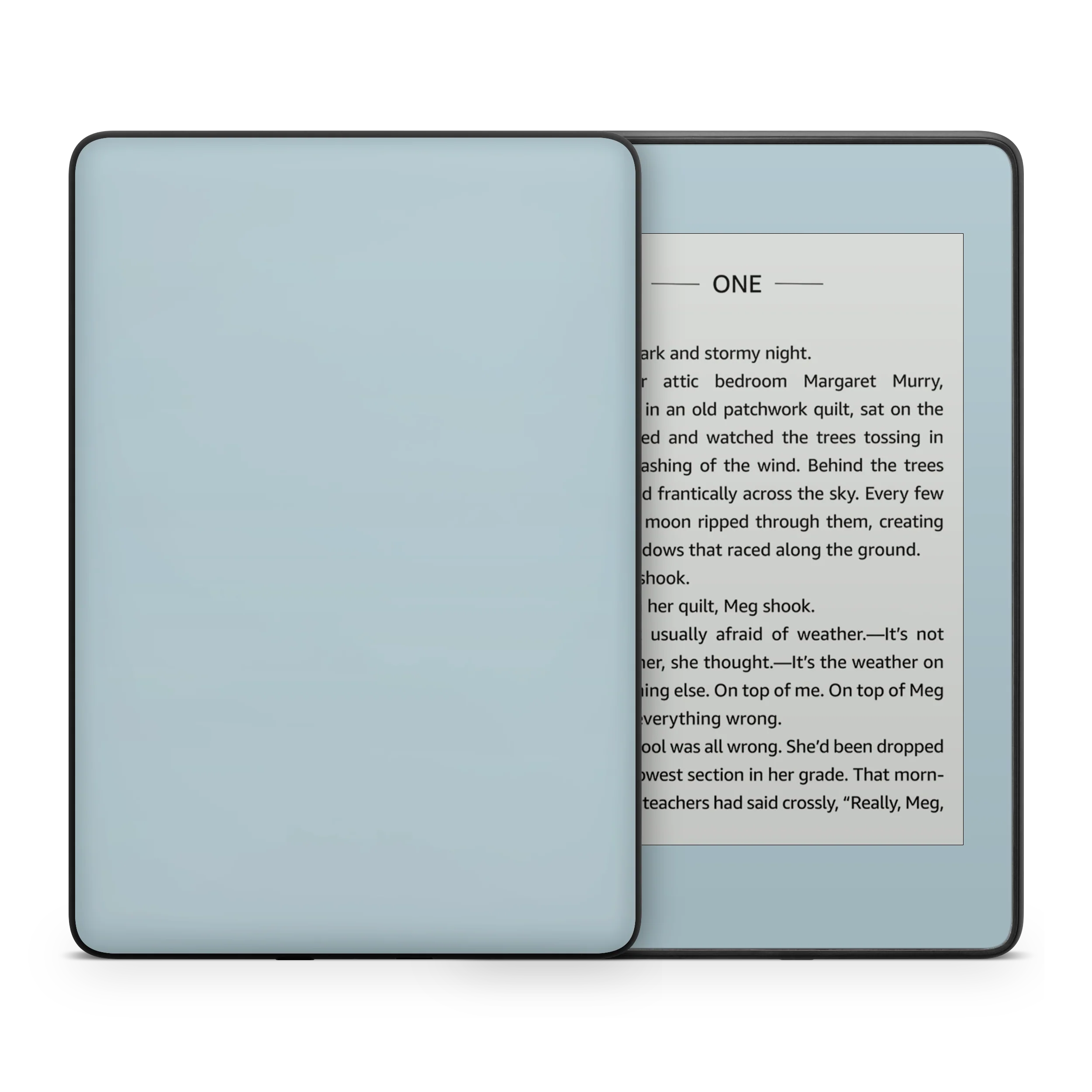 Baby Blue Kindle eReader Skin - Image 3