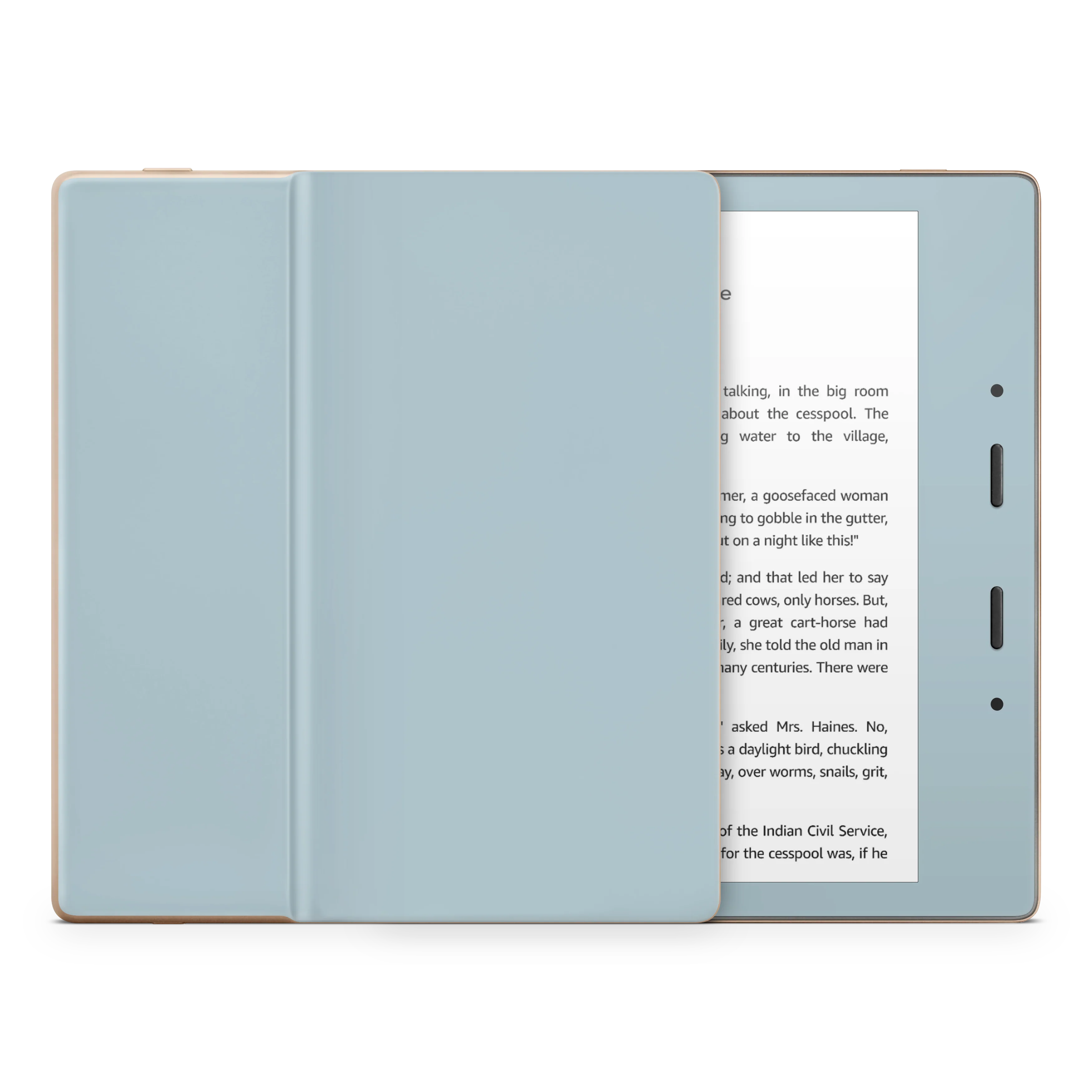 Baby Blue Kindle eReader Skin - Image 5