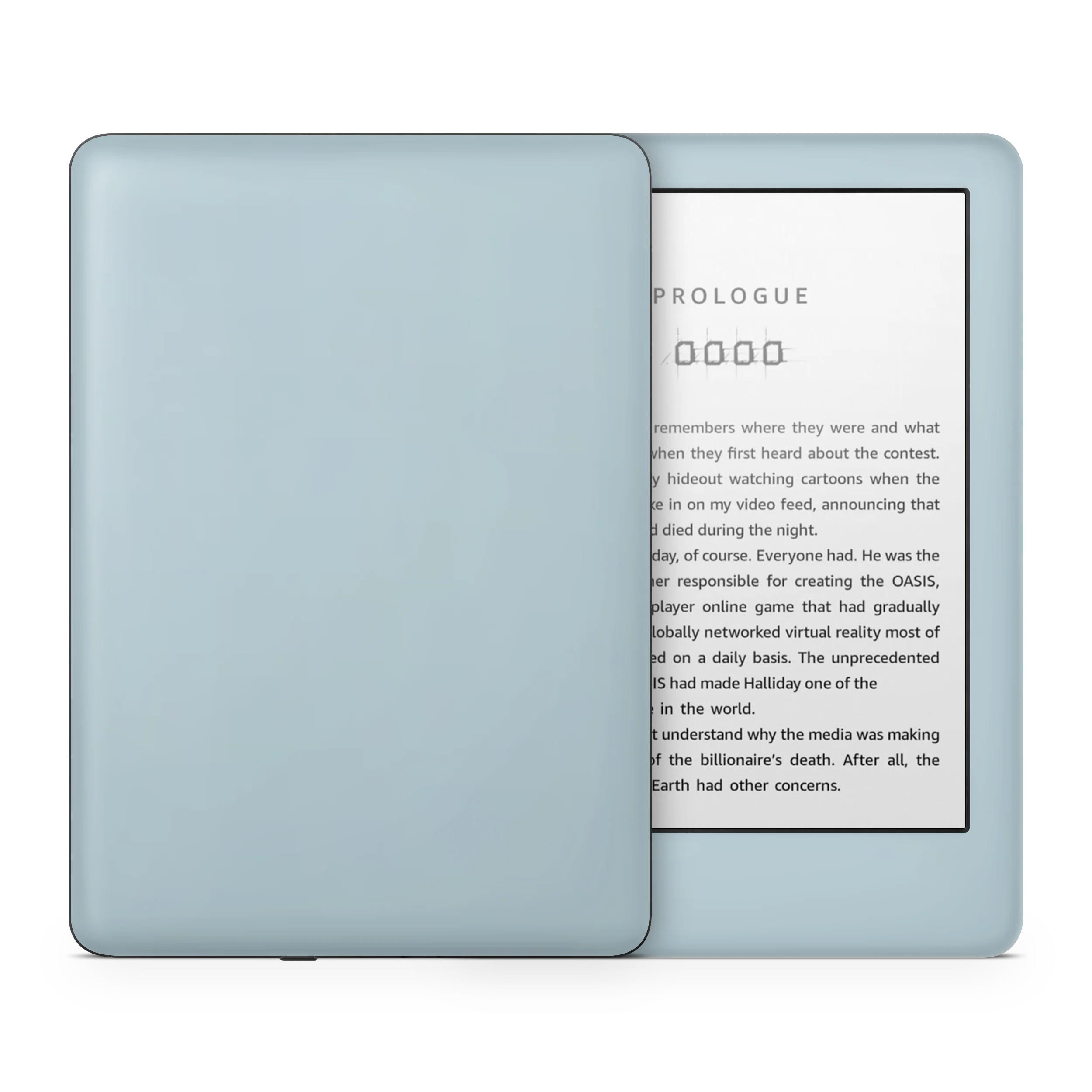 Baby Blue Kindle eReader Skin - Image 7