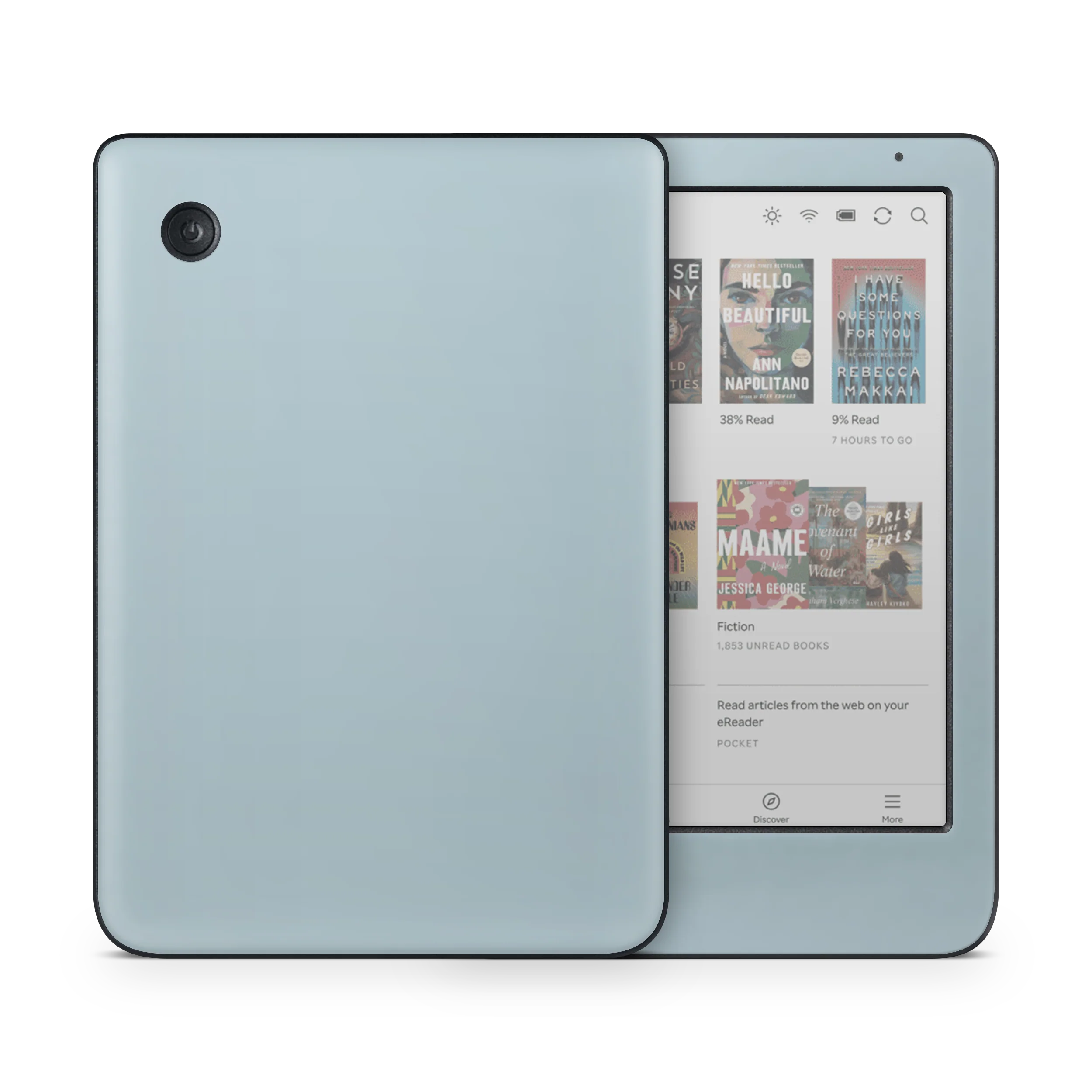 Baby Blue Kobo eReader Skin - Image 3