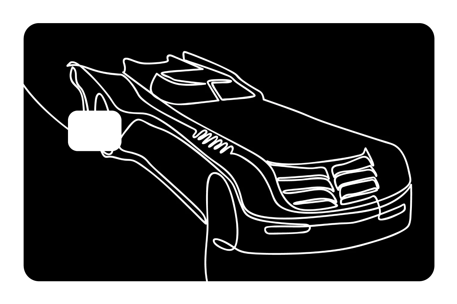 Bat Mobile Line Art - Image 2