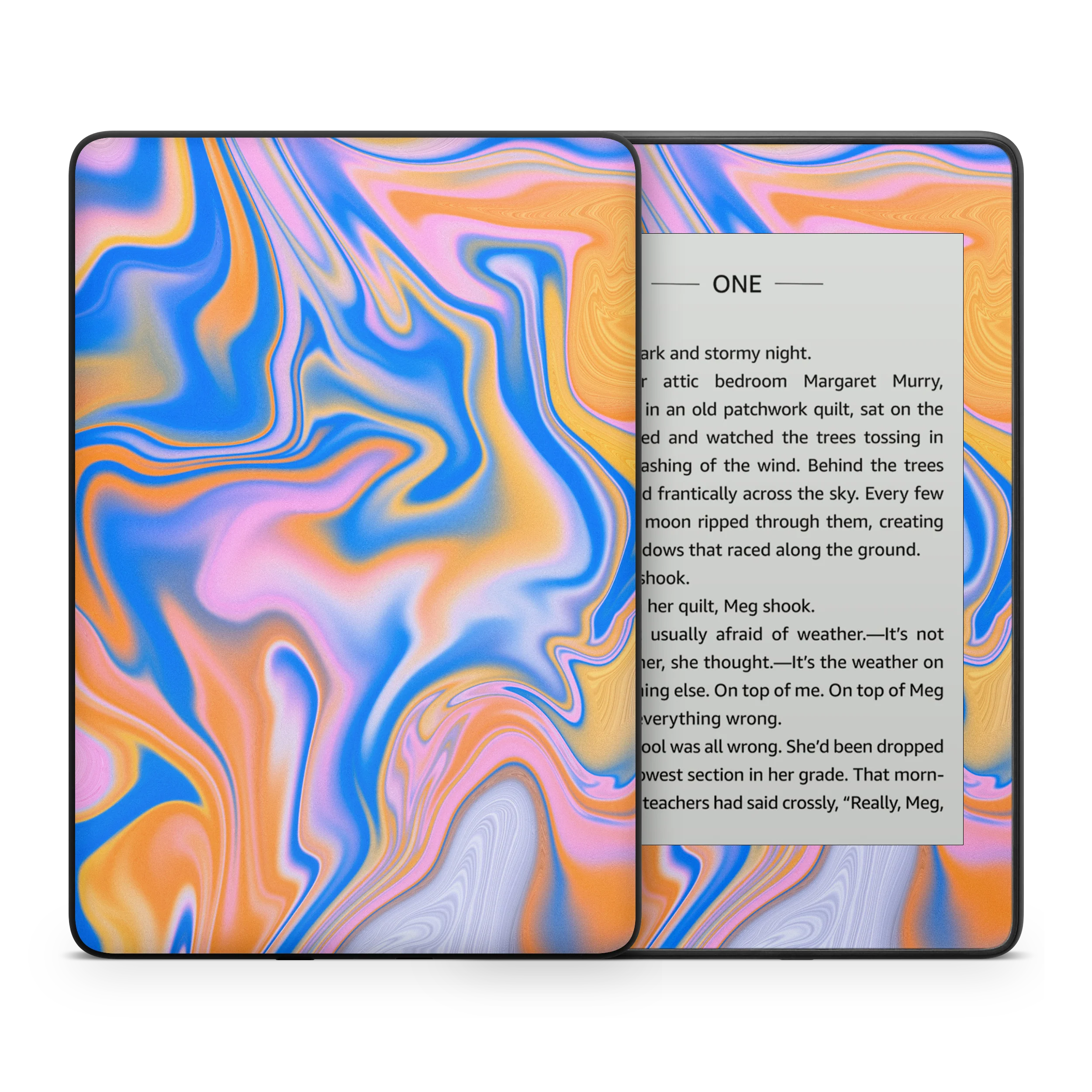 Blue Liquid Kindle Skin - Image 6