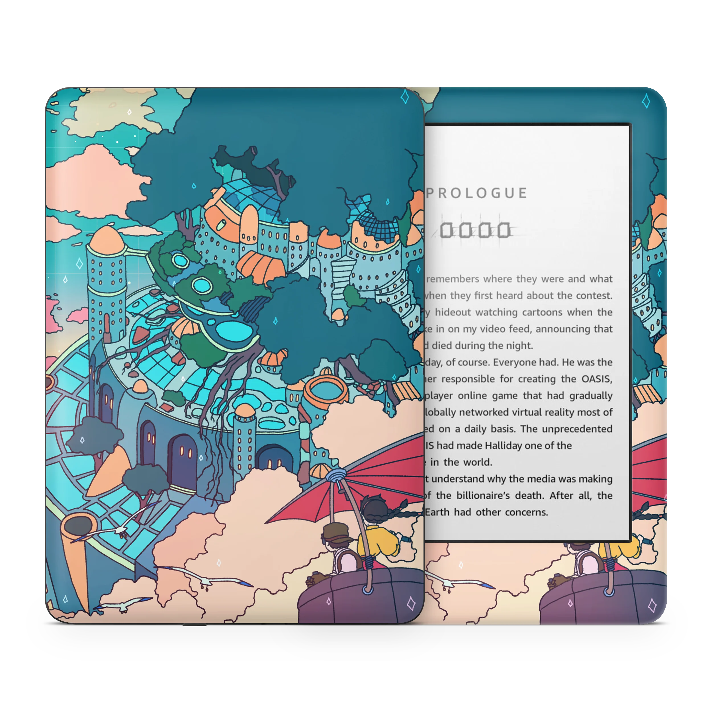 Castle in the Sky Kindle Skin - Image 2