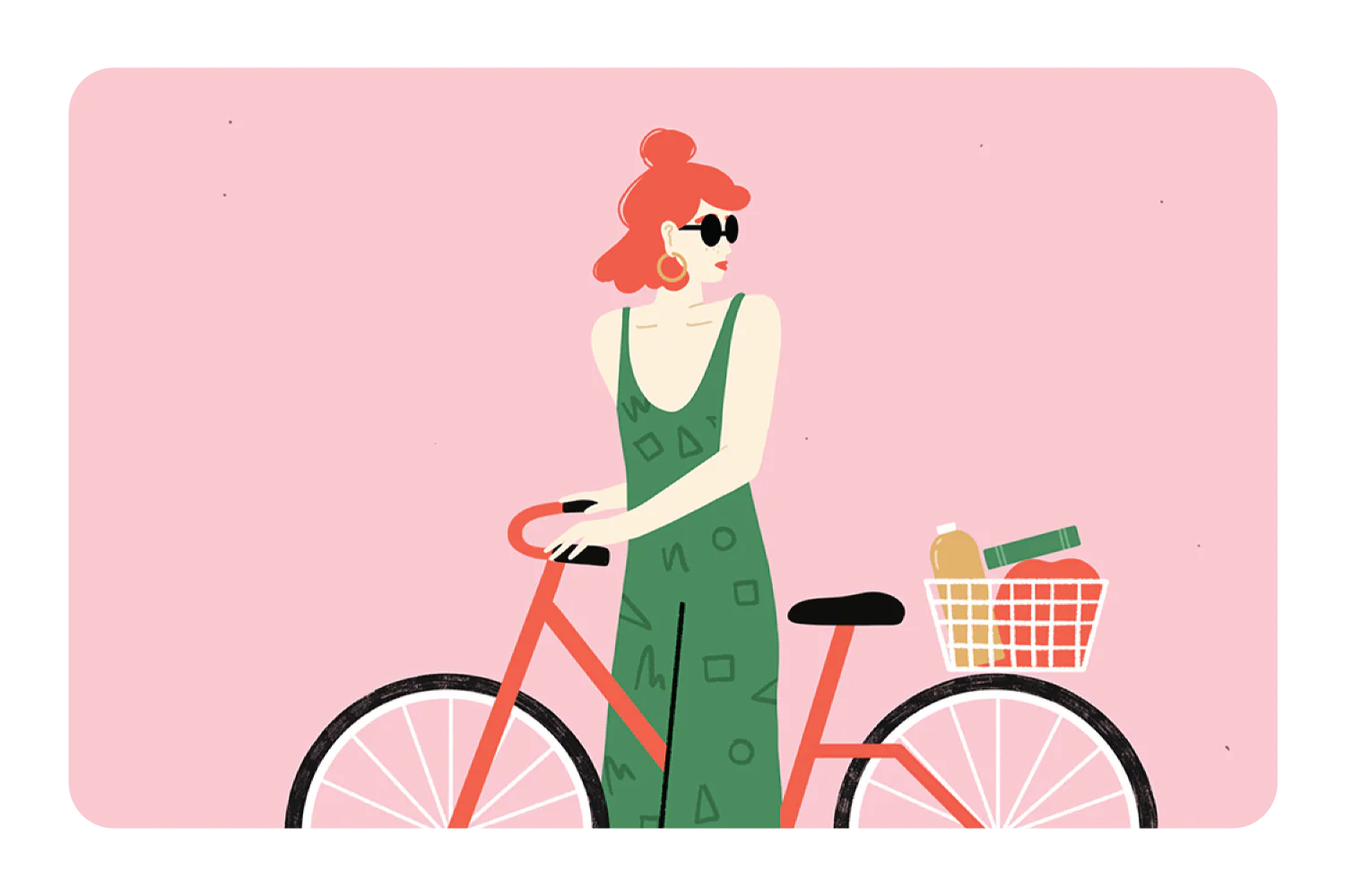 Girl On Bike