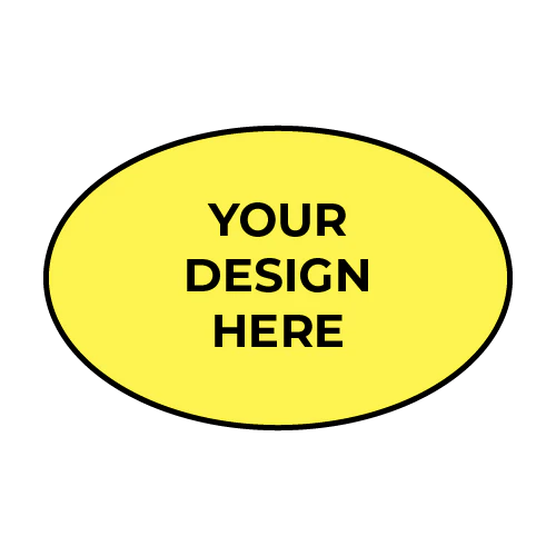 Custom Decal - Oval (Large ~ 10" / 25cm)