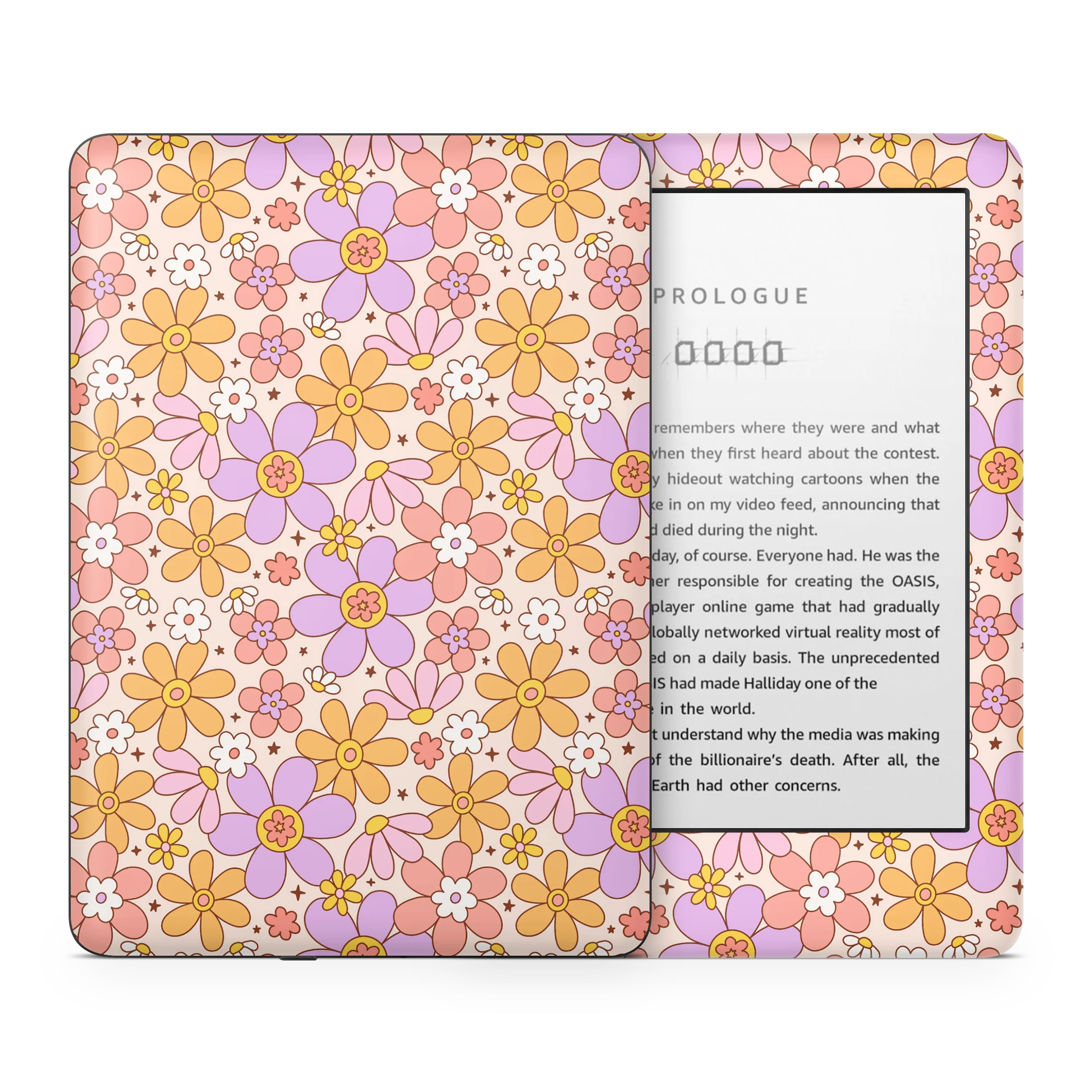 Groovy floral Kindle Skin - Image 2