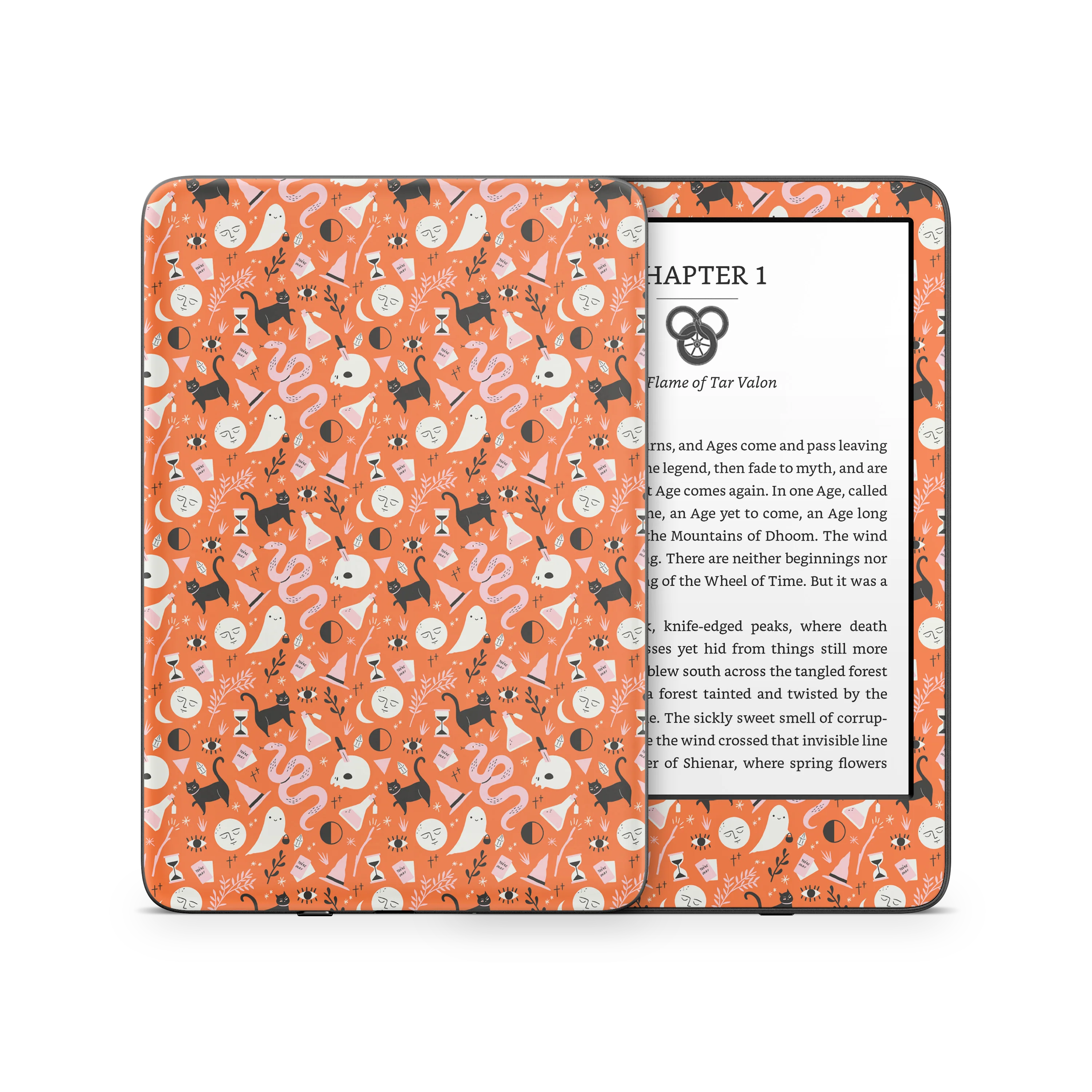 Halloween Pattern Kindle Skin