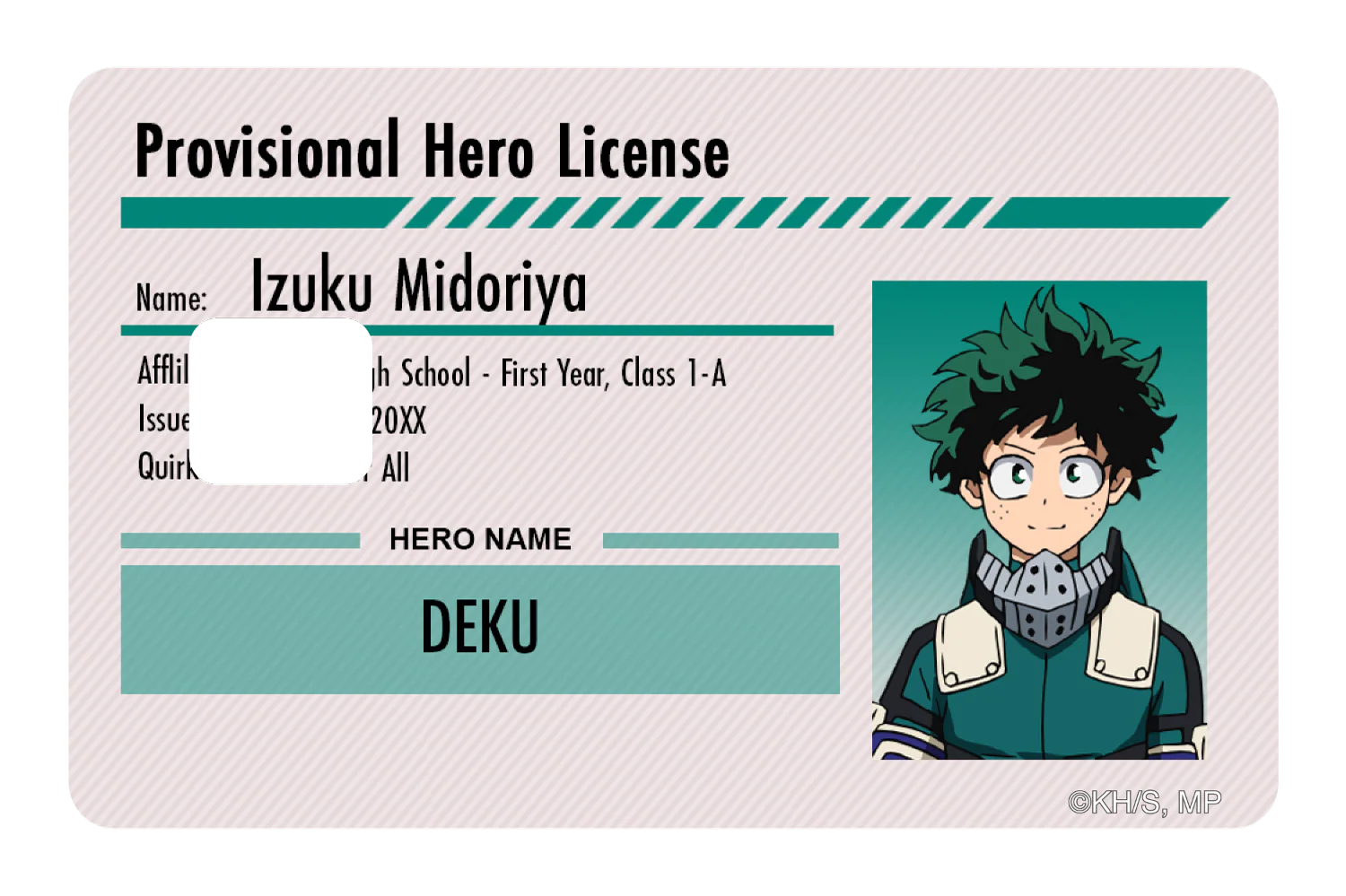 Hero License - Izuku Midoriya - Image 3