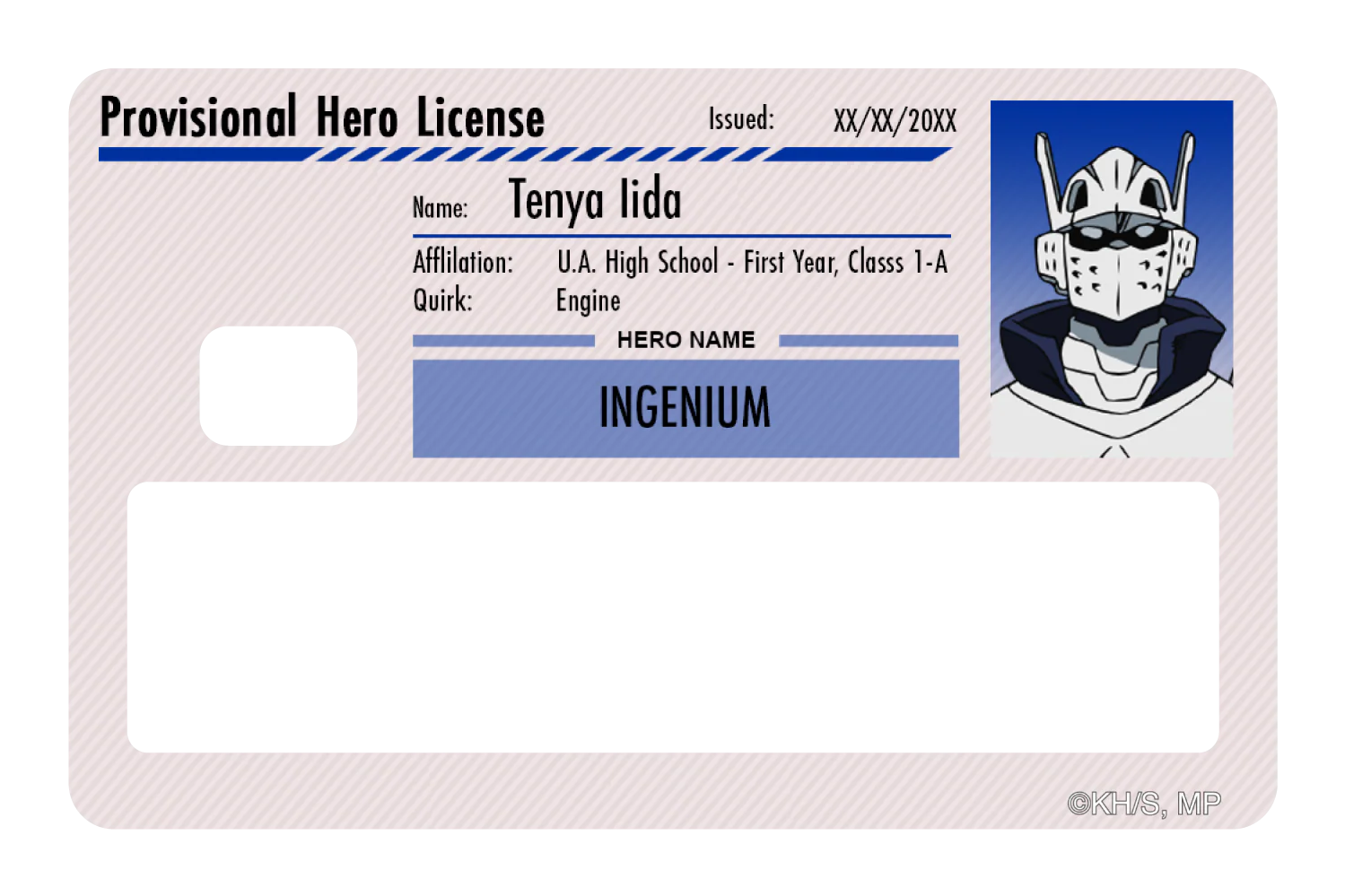 Hero License - Tenya Iida - Image 5