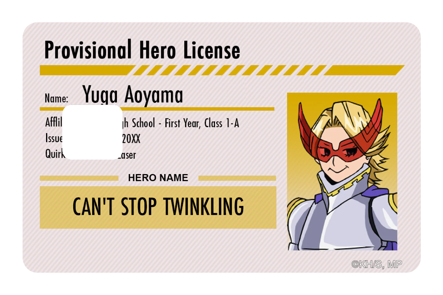 Hero License - Yuga Aoyama - Image 3