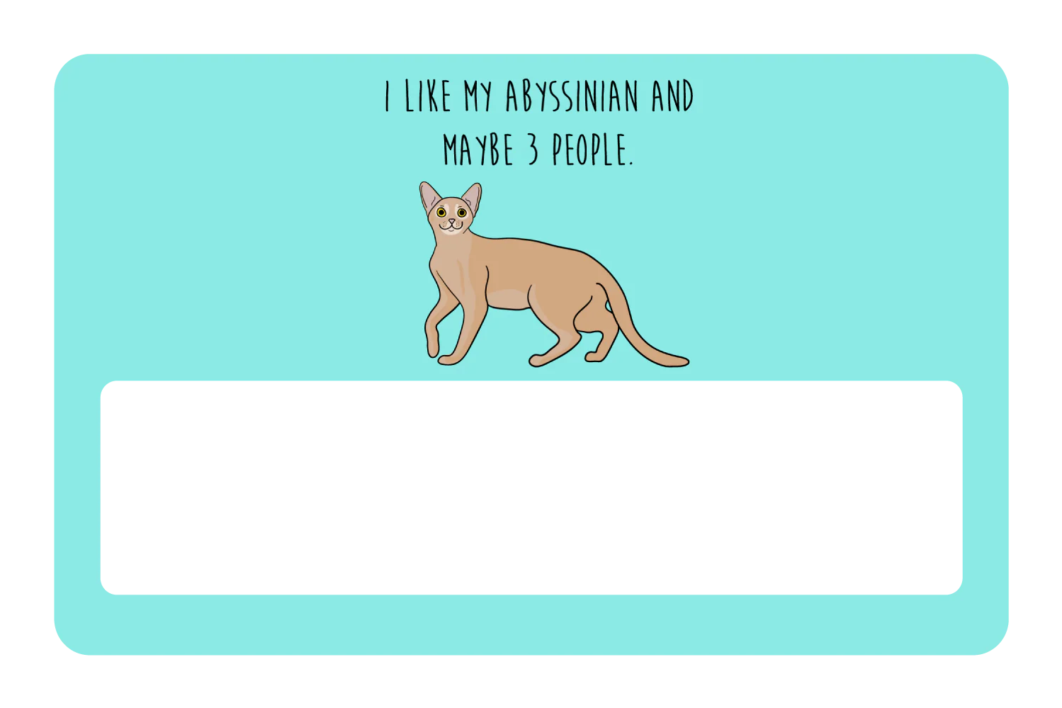 I like my Abyssinian and maybe 3 people - Image 6