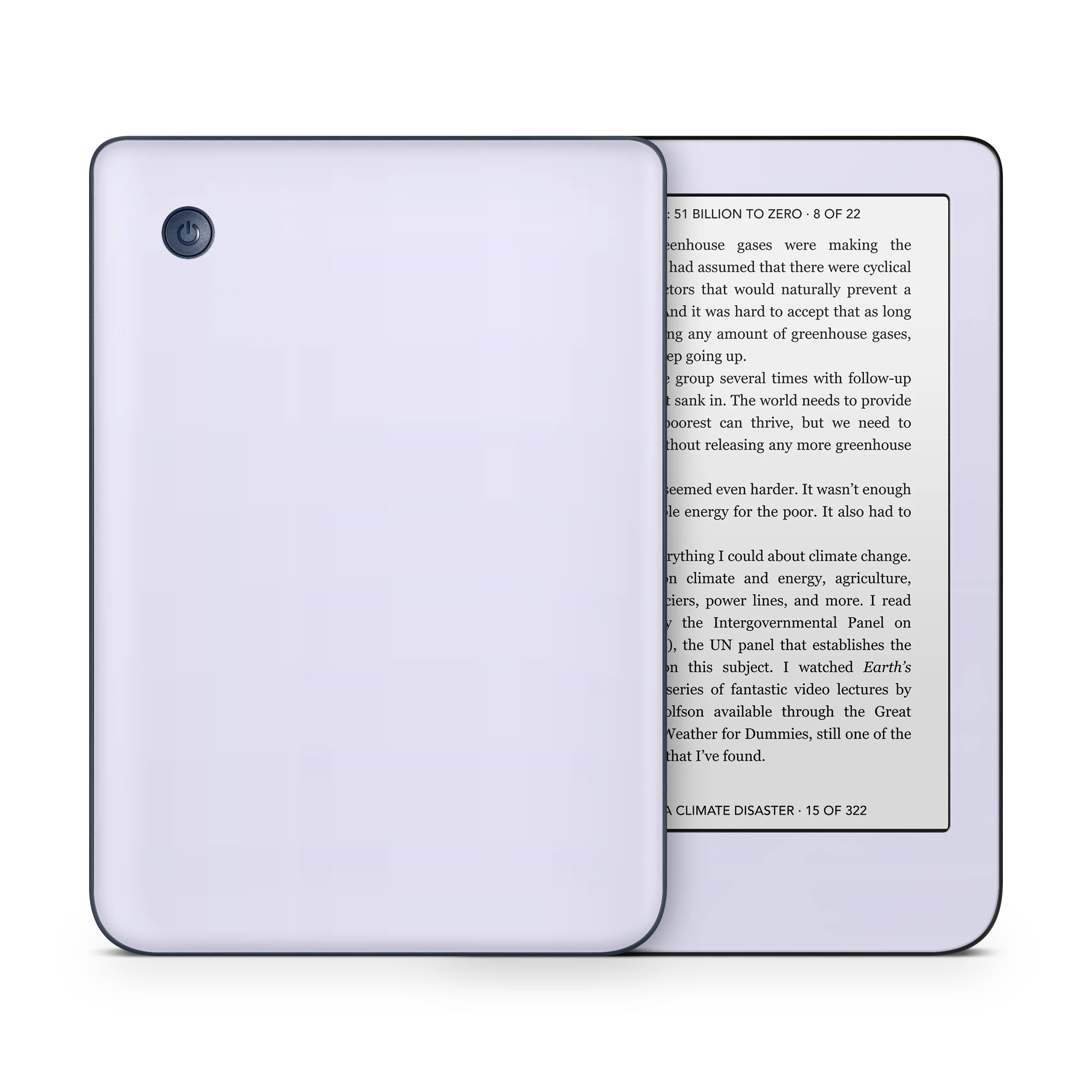 Lavender Kobo eReader Skin - Image 4