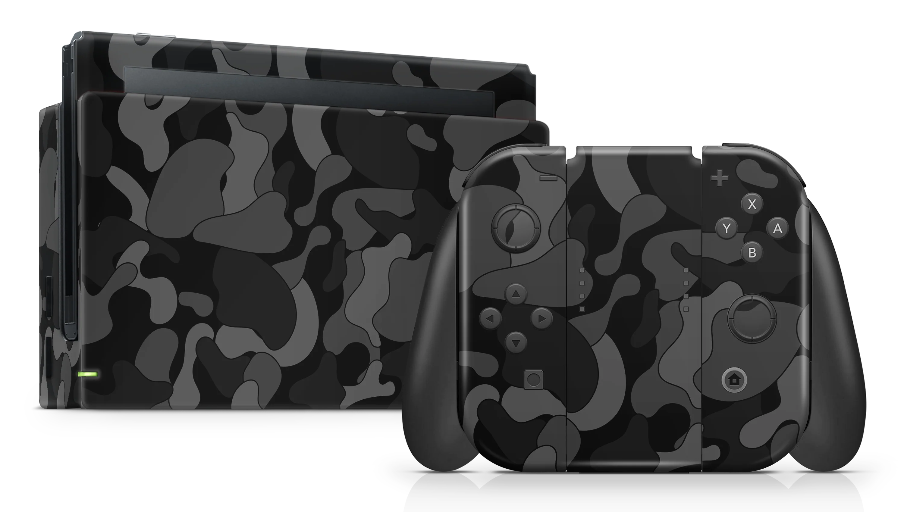 Nintendo Switch 17 Skin Ape Black Camo