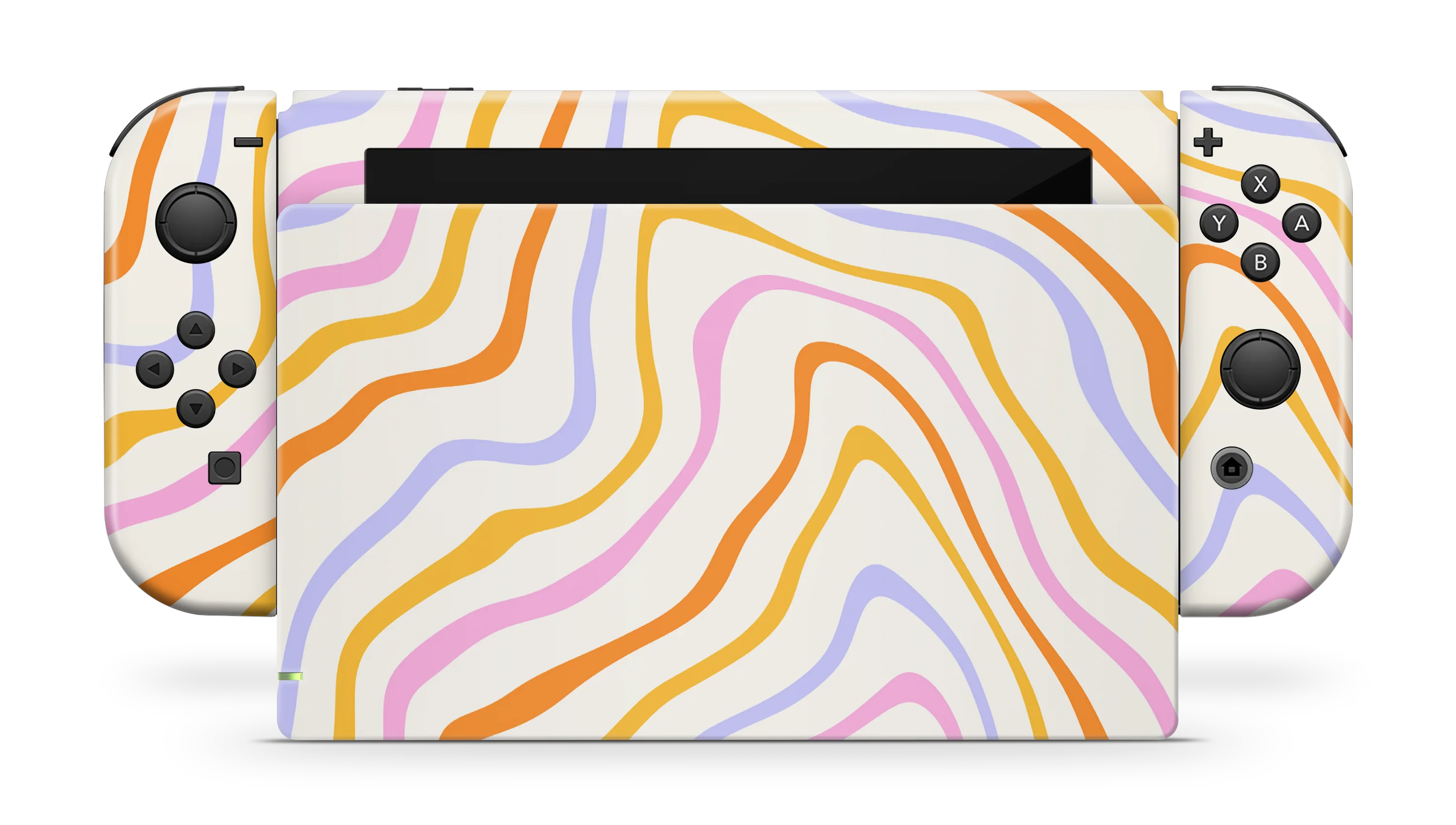 Nintendo Switch 2017 Skin Abstract Rainbow - Image 2