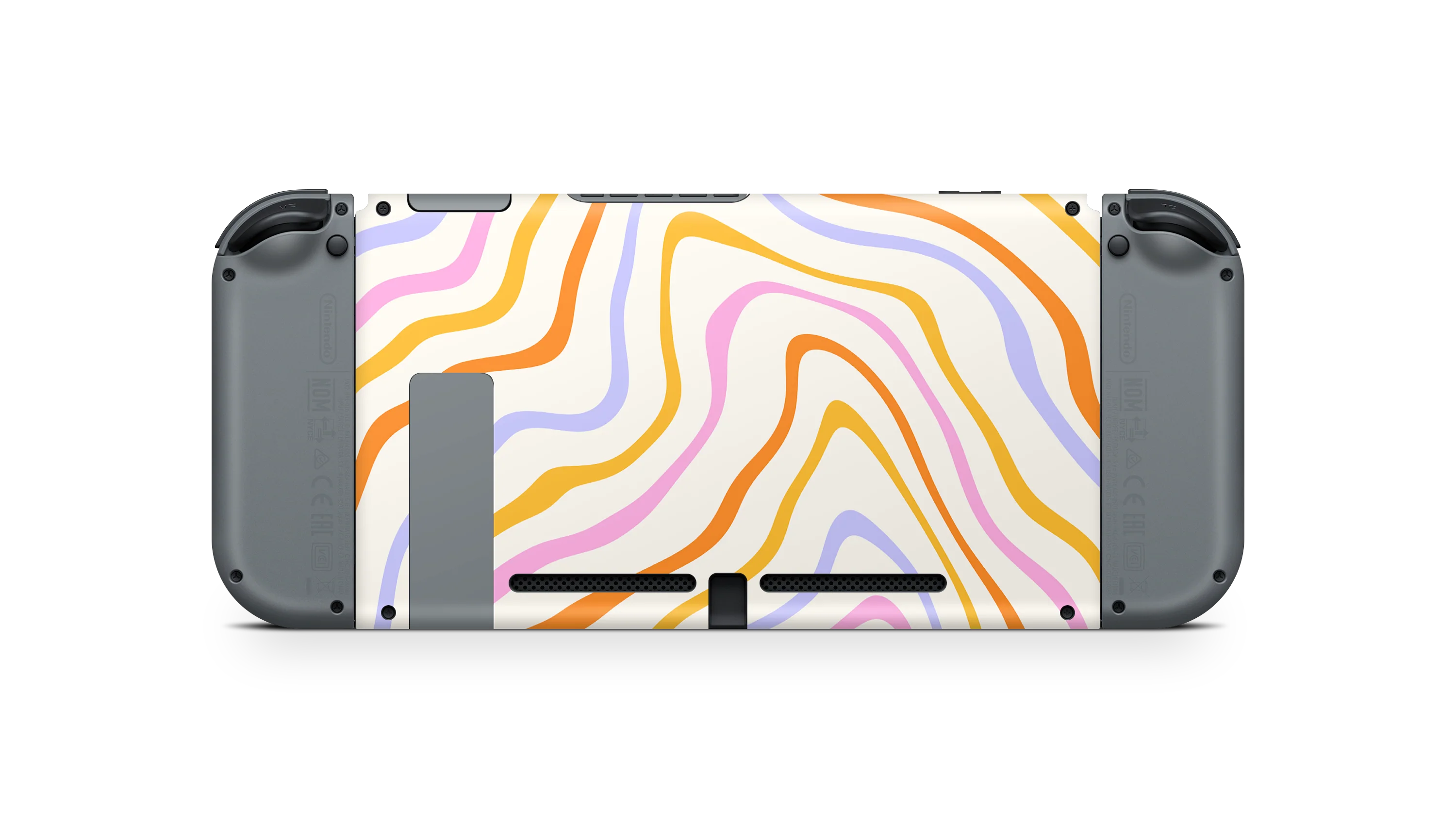 Nintendo Switch 2017 Skin Abstract Rainbow - Image 3