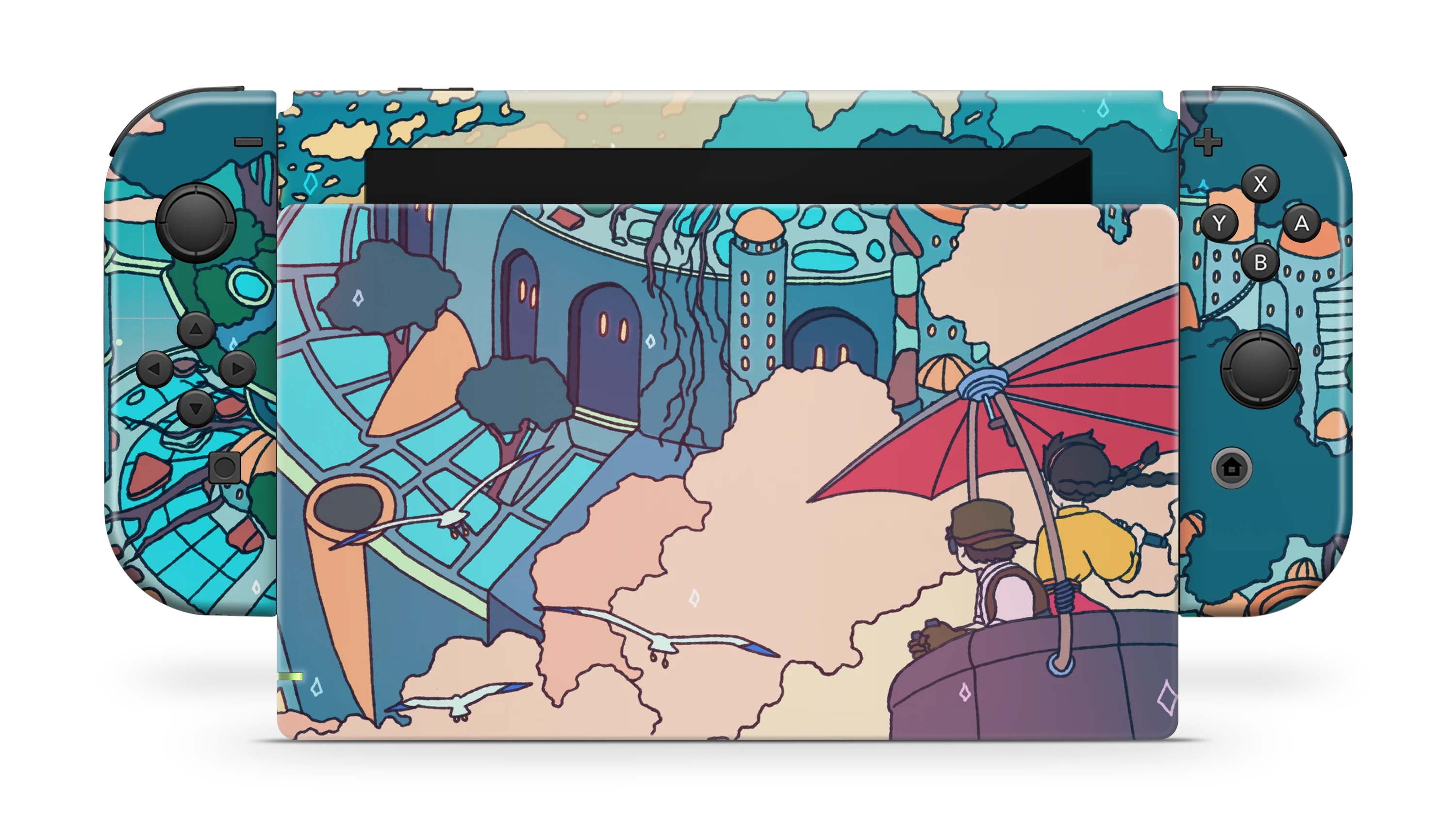 Nintendo Switch 2017 Skin Castle in the Sky - Image 2