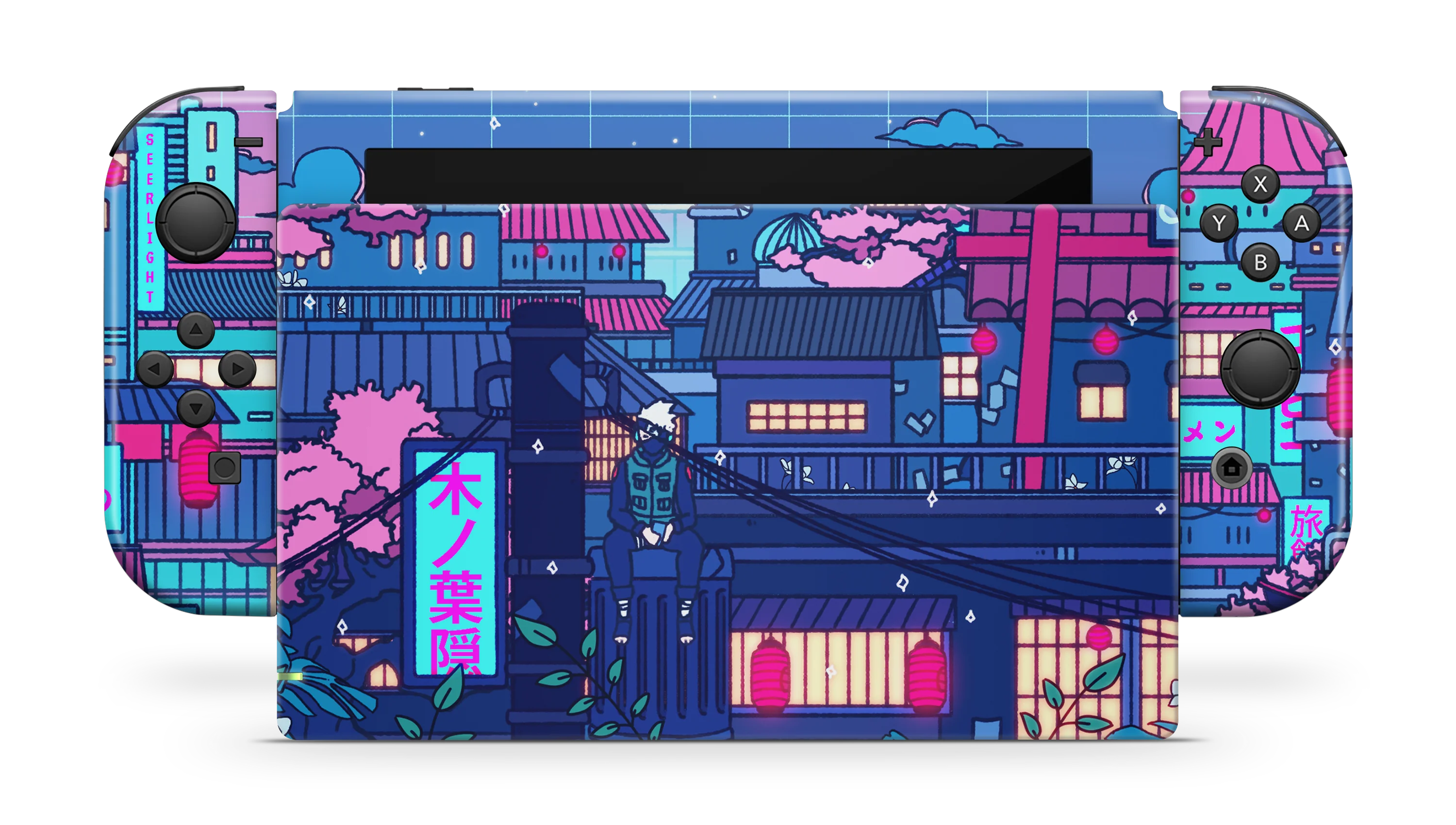 Nintendo Switch 2017 Skin Cyberpunk Village - Image 2