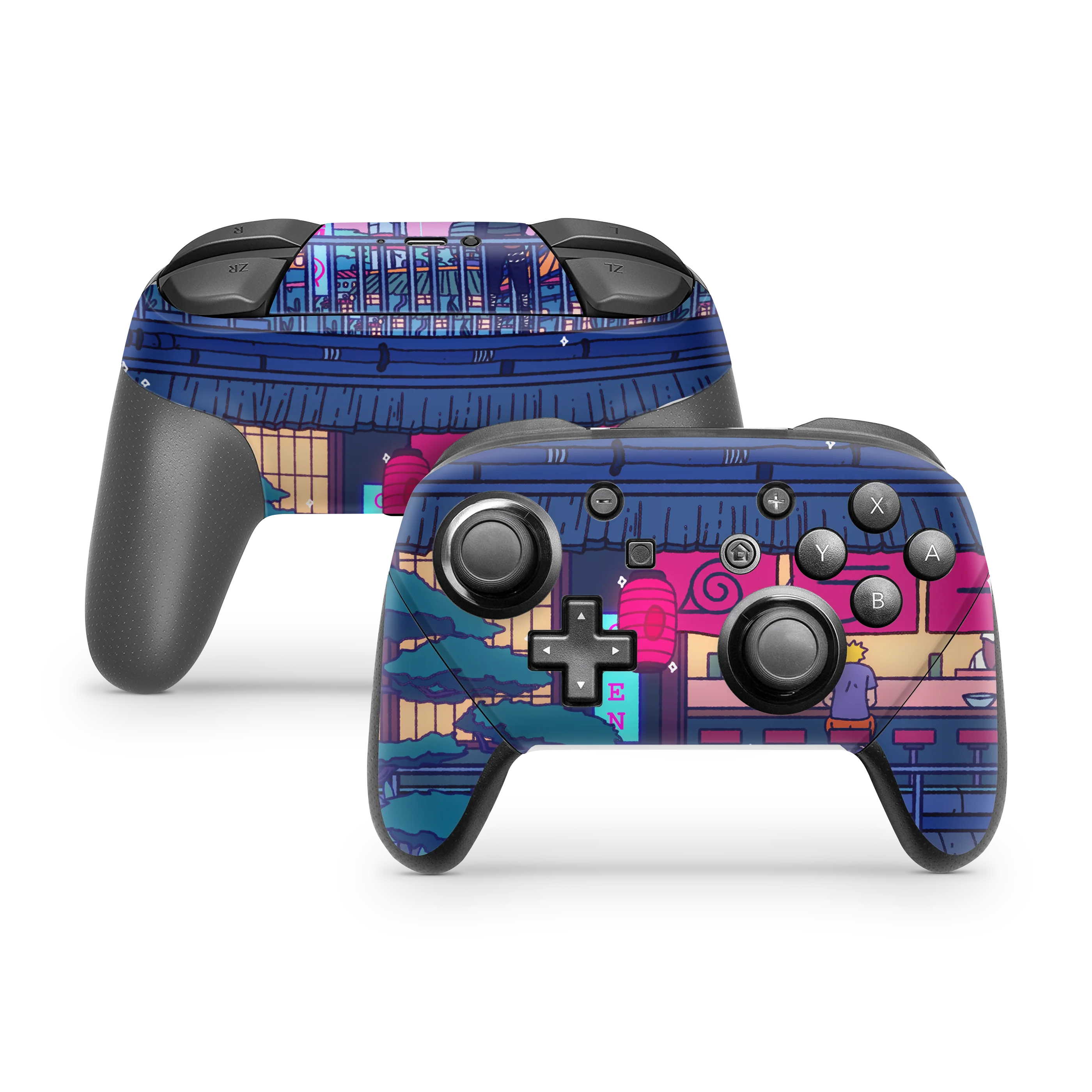 Nintendo Switch Controller Skin Ramen Village