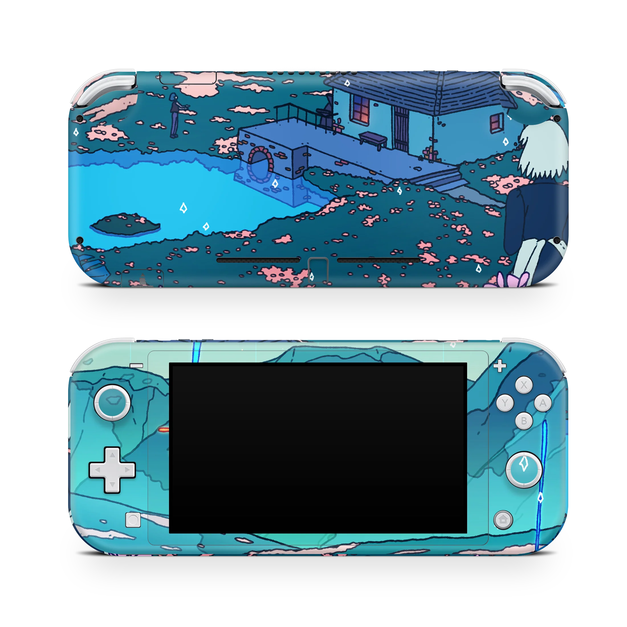 Nintendo Switch LITE Skin Crystal Shower