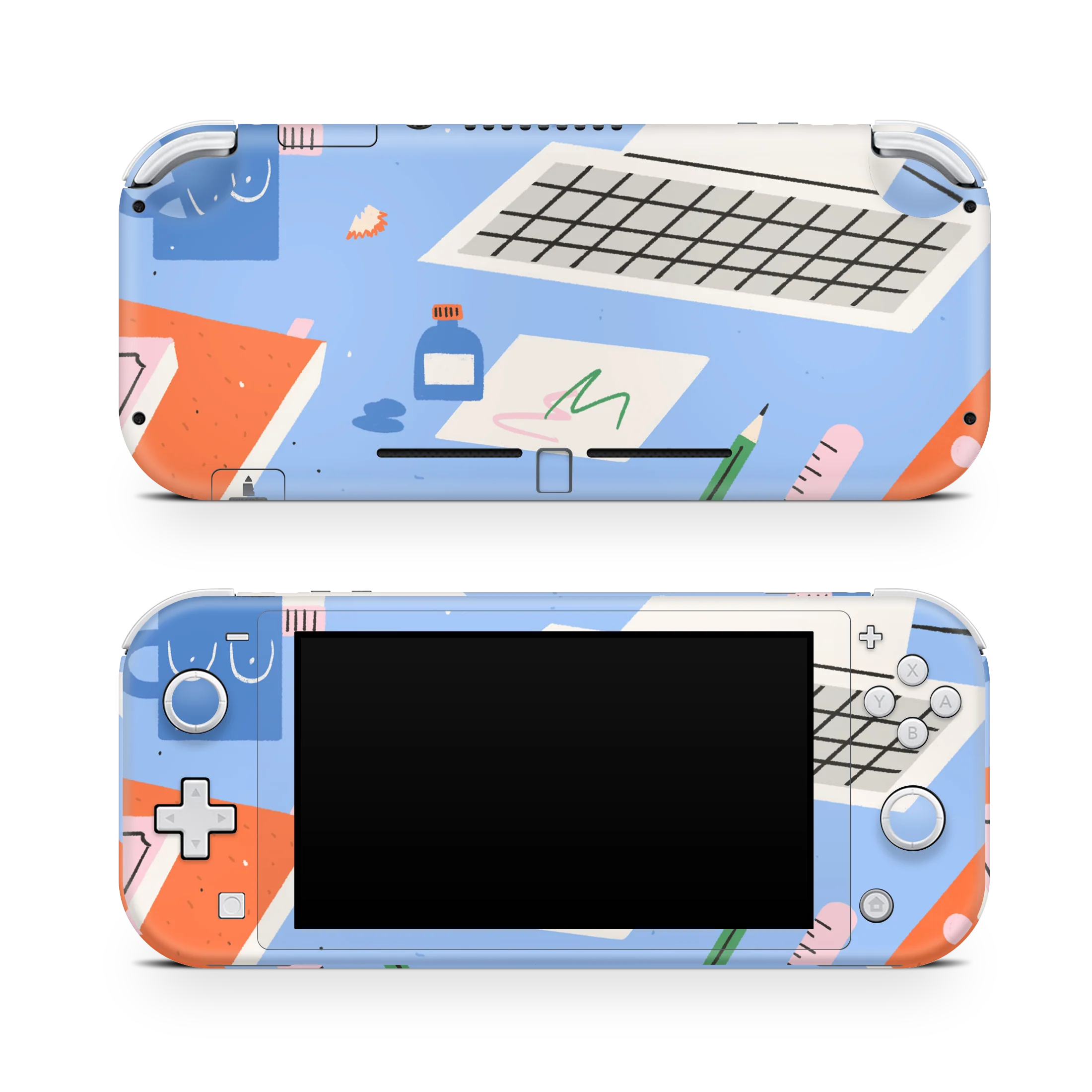 Nintendo Switch Lite Skin Messy Desk