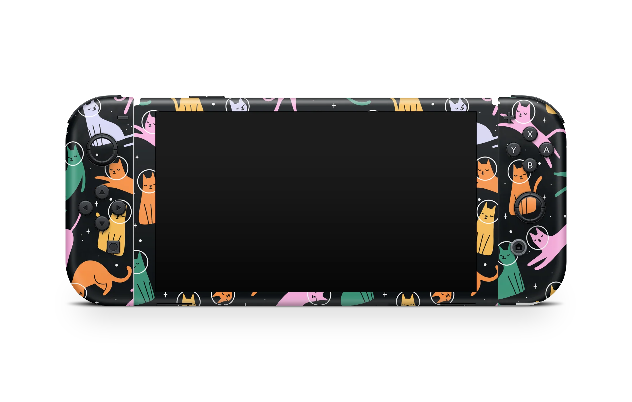 Nintendo Switch OLED Skin Cats Space - Image 3