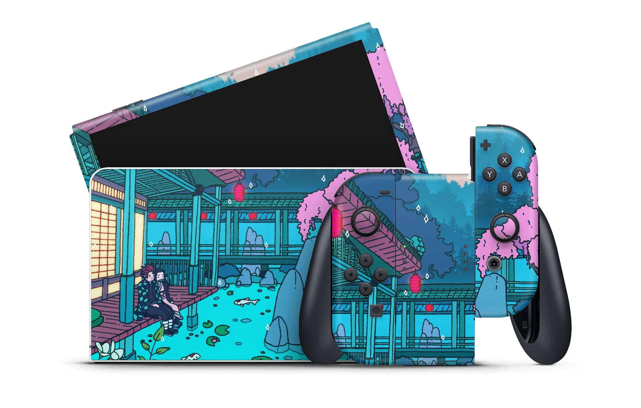 Nintendo Switch OLED Skin Slaying Estate
